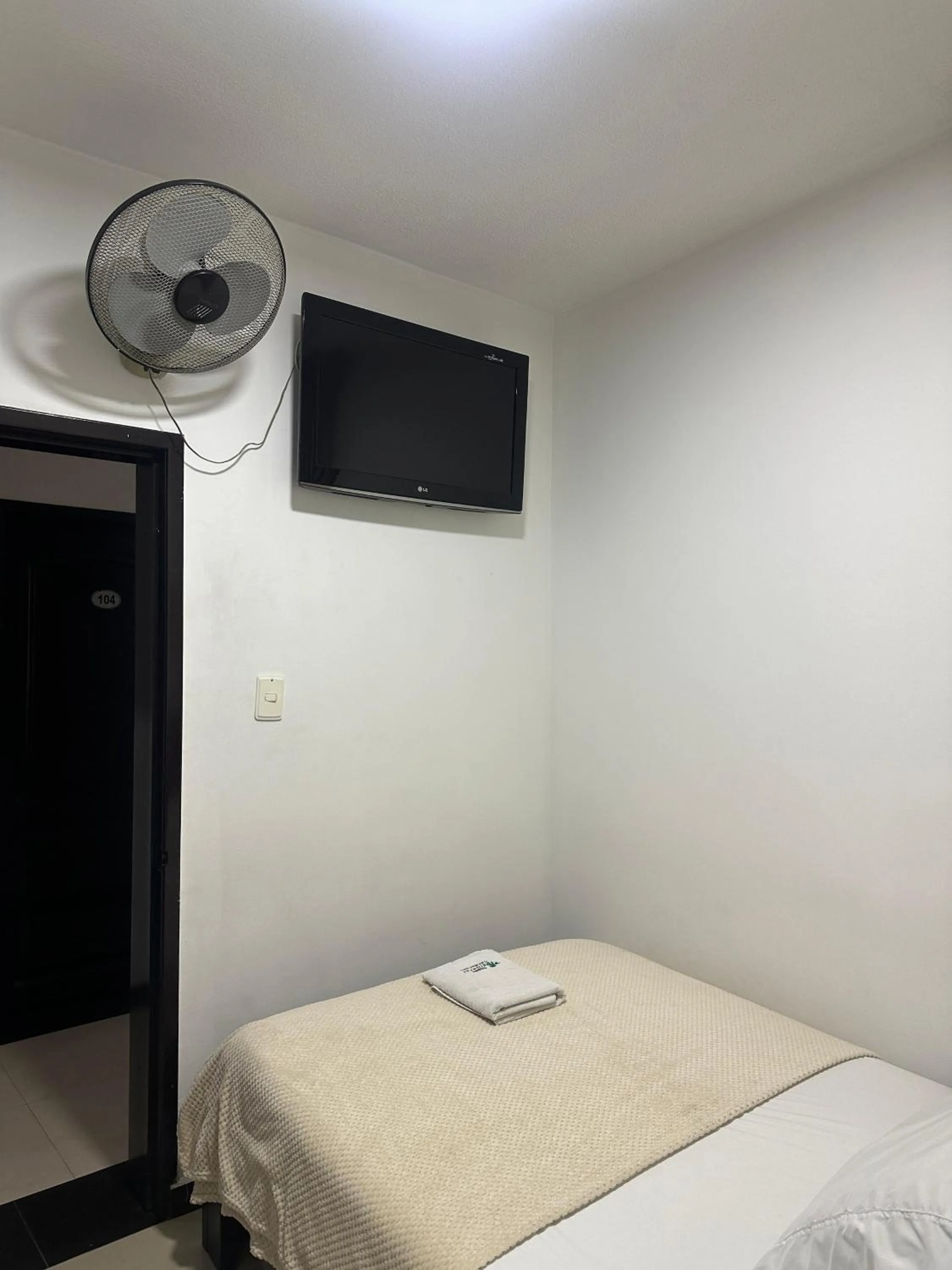 Bed in Hotel Palmeras De Mariana