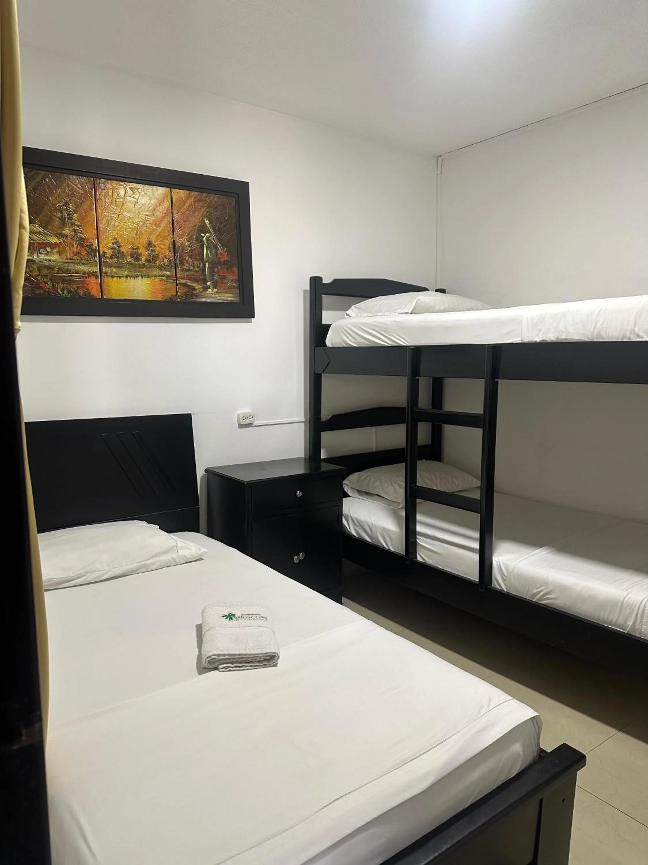 Bed in Hotel Palmeras De Mariana