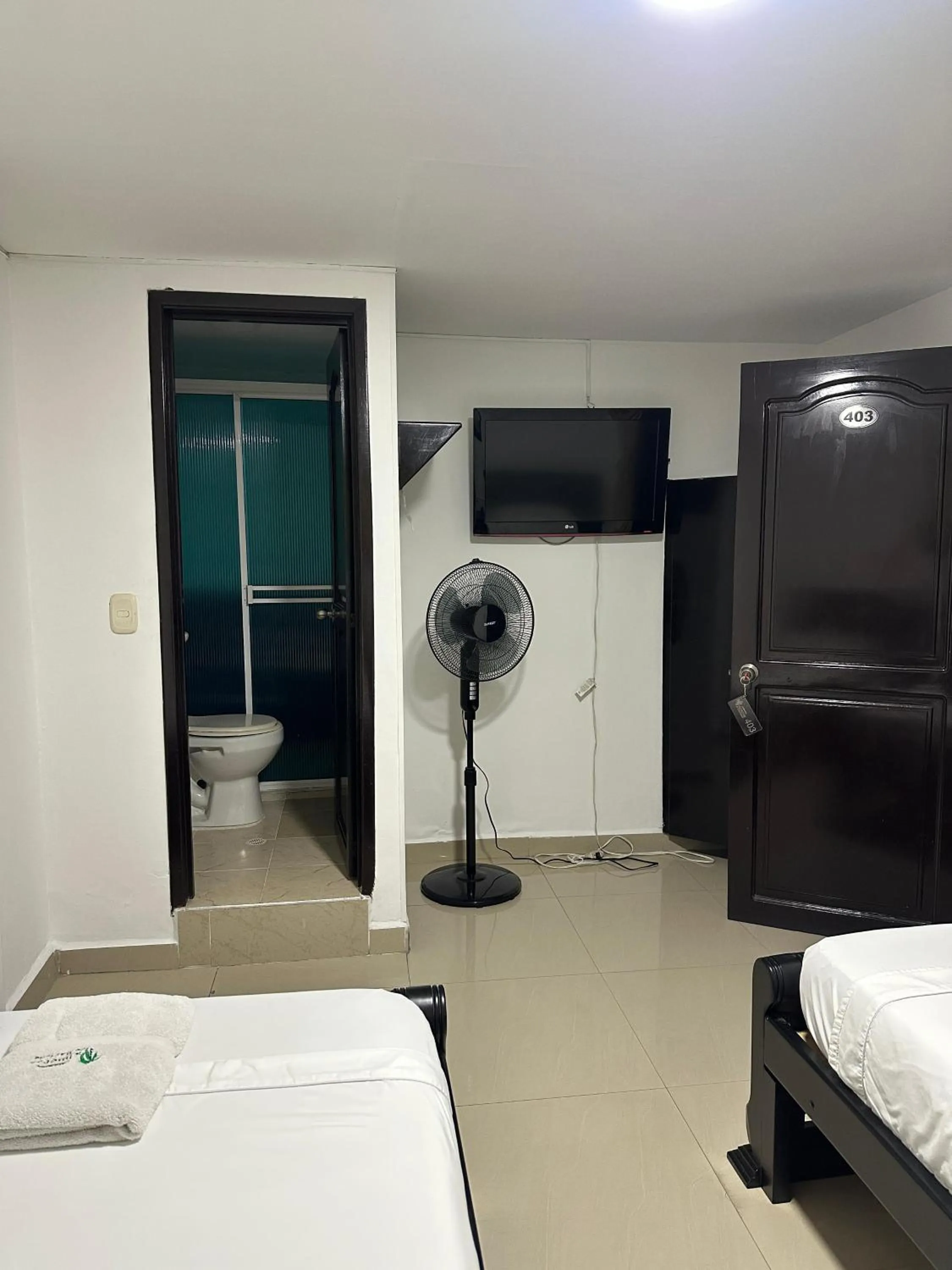 Bed in Hotel Palmeras De Mariana