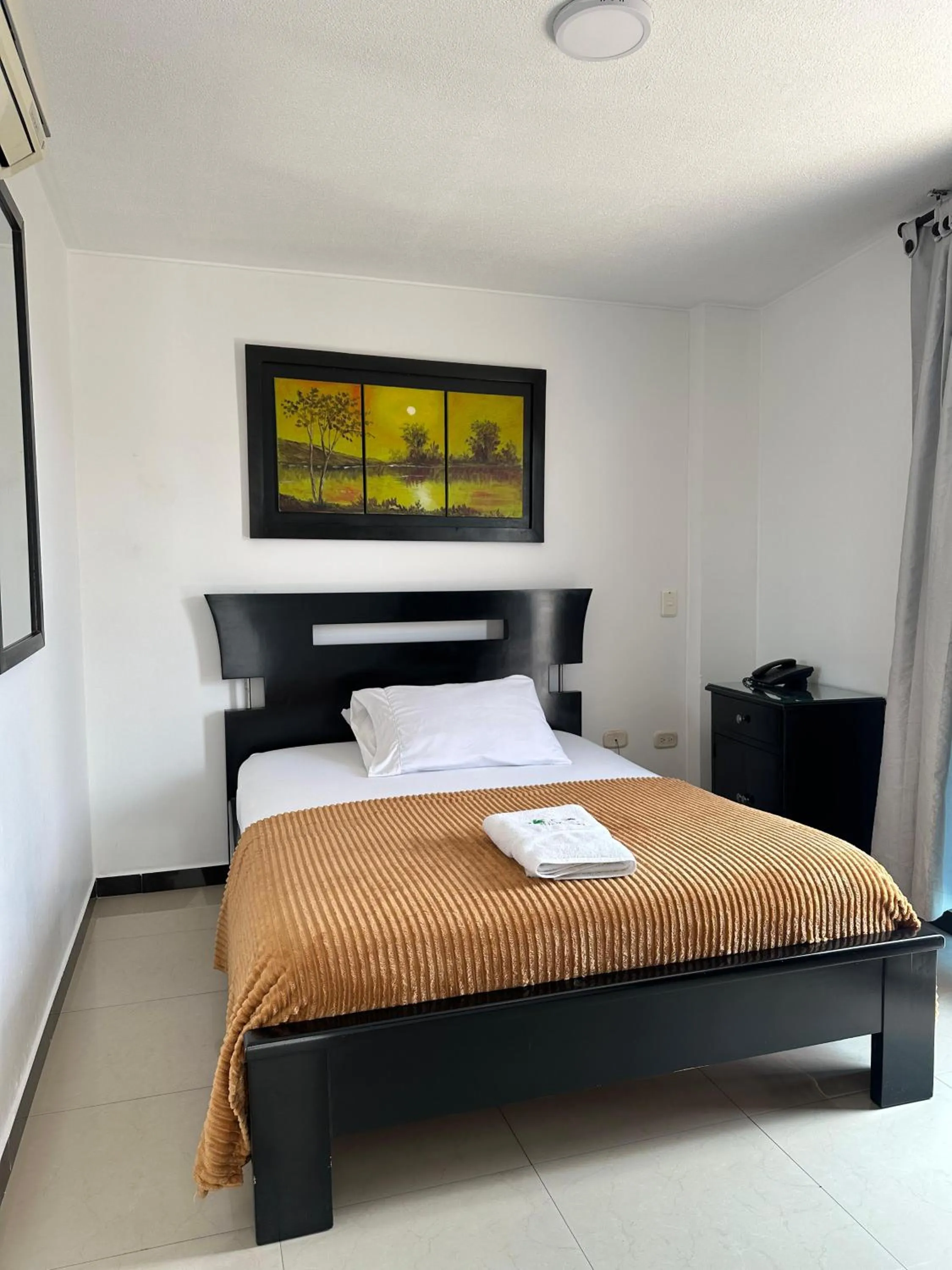 Bed in Hotel Palmeras De Mariana