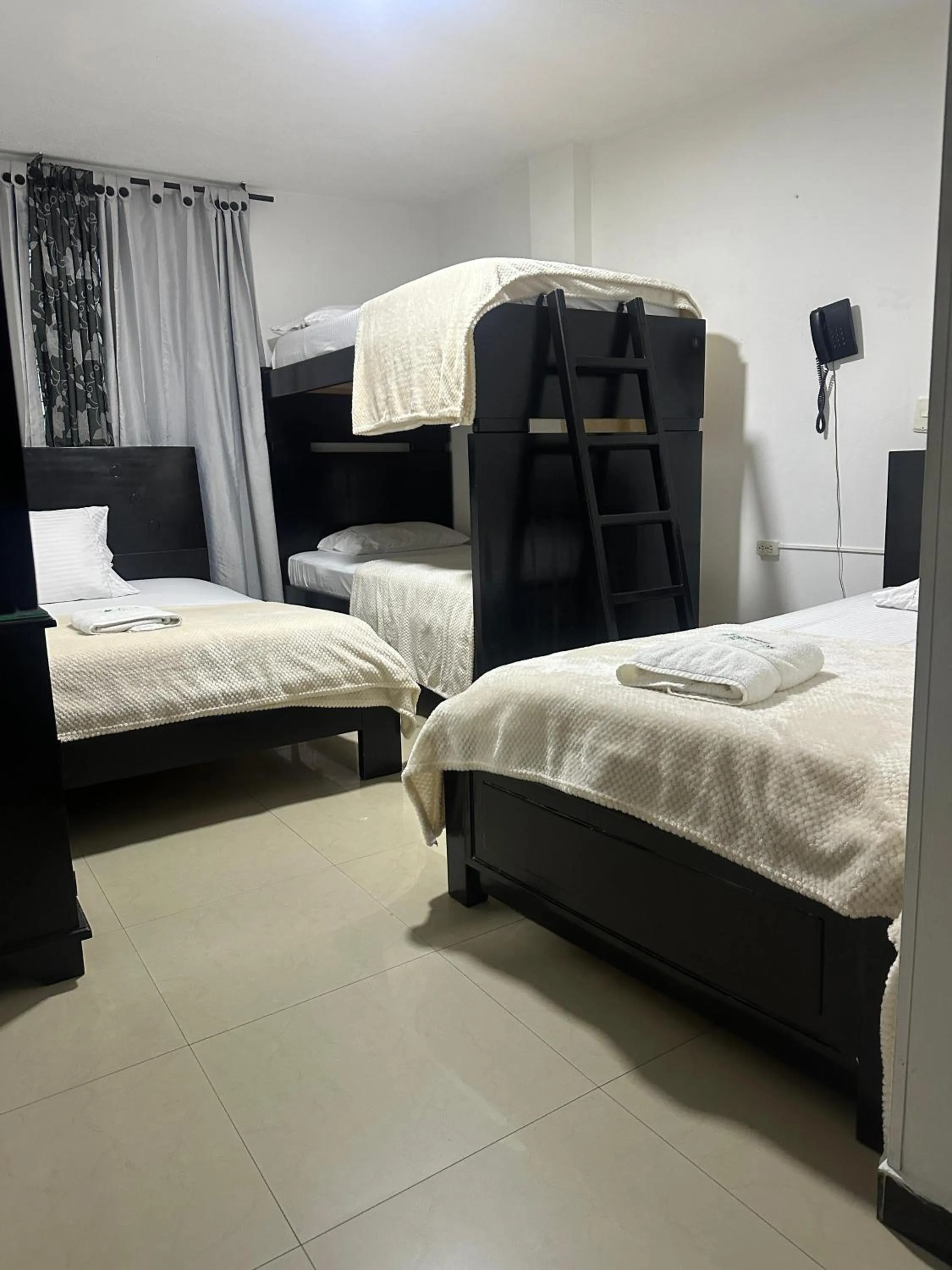 Bed in Hotel Palmeras De Mariana