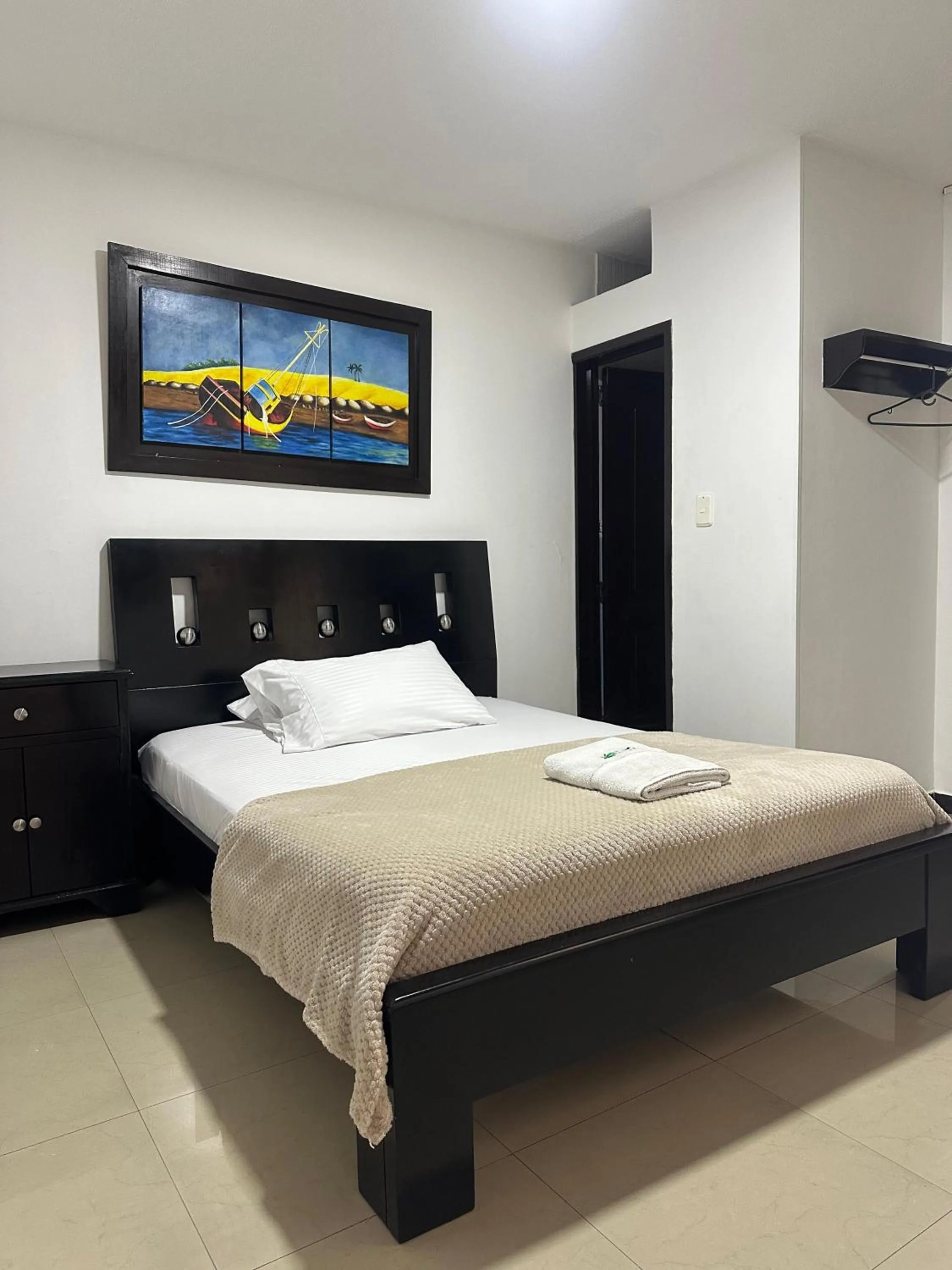 Bed in Hotel Palmeras De Mariana