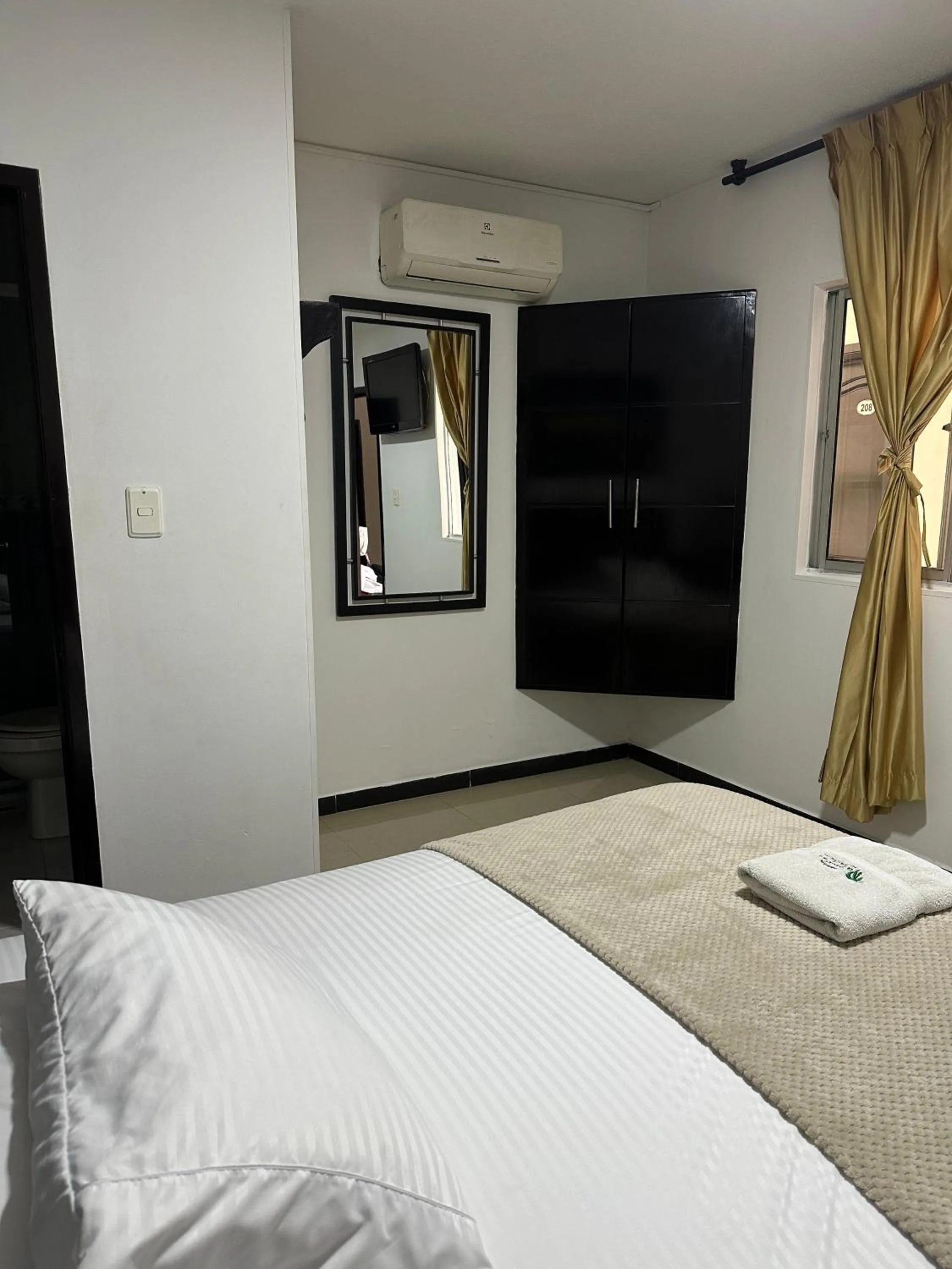 Bed in Hotel Palmeras De Mariana