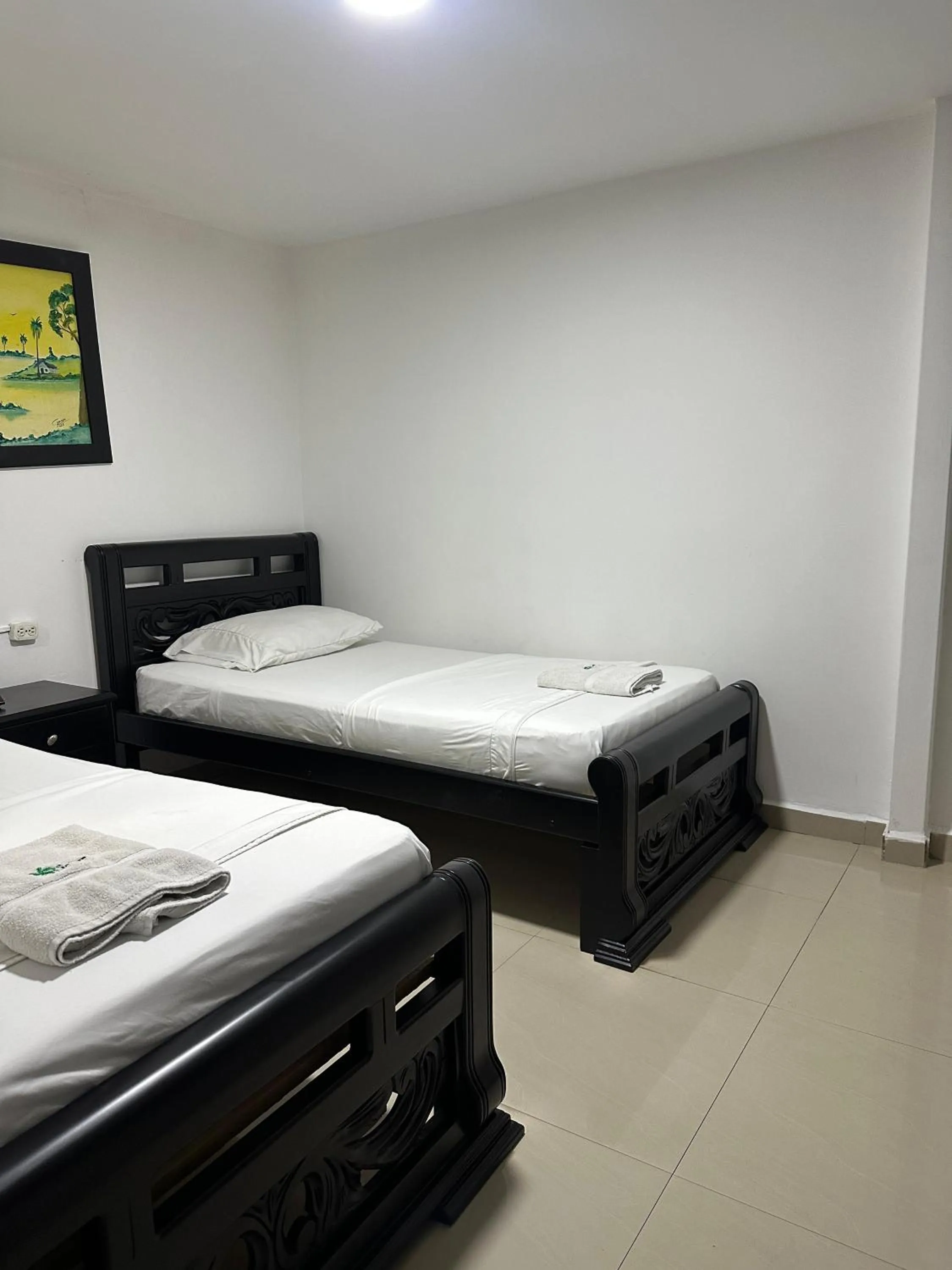 Bed in Hotel Palmeras De Mariana