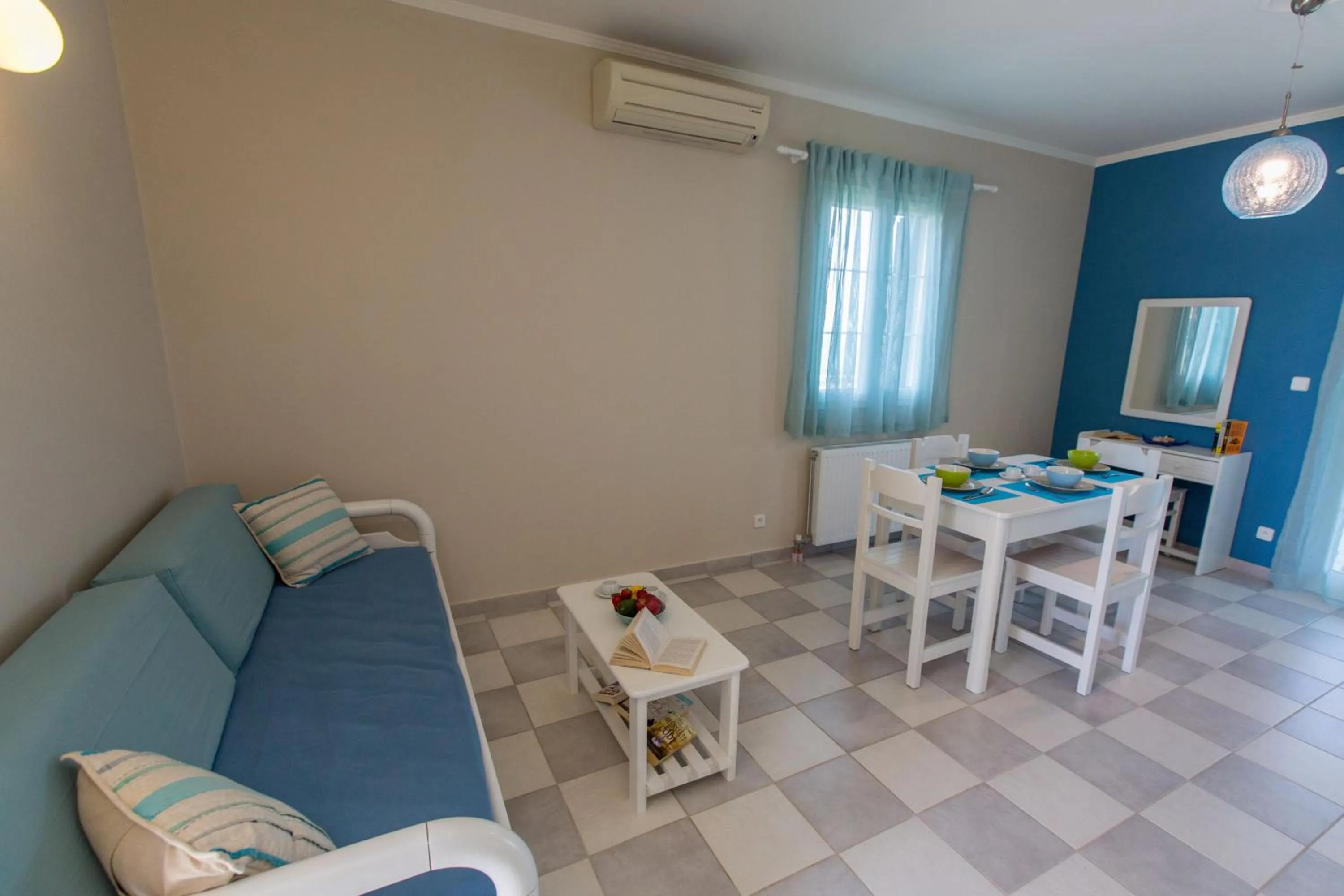 Living room in Villa Theodora