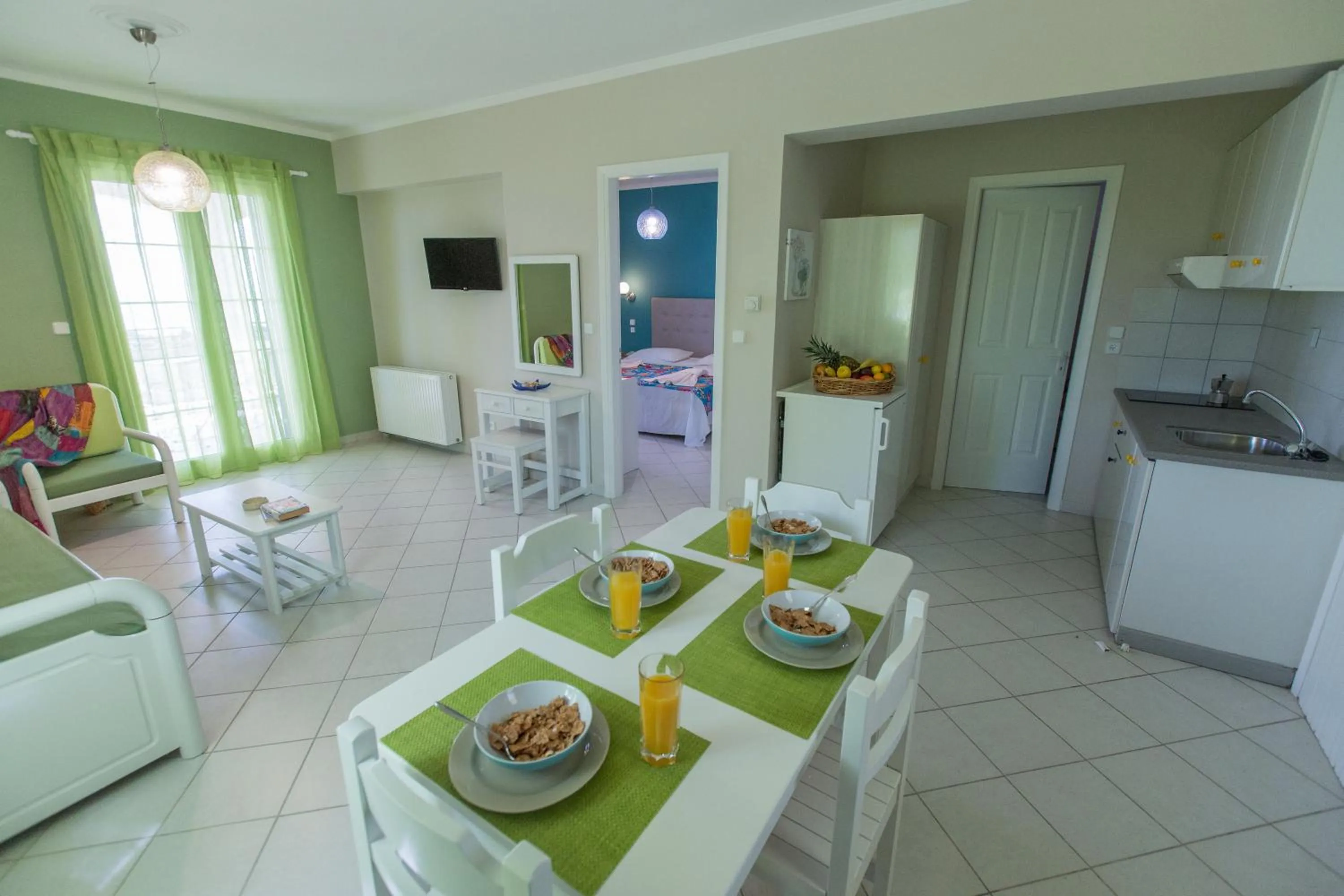 Dining area in Villa Theodora