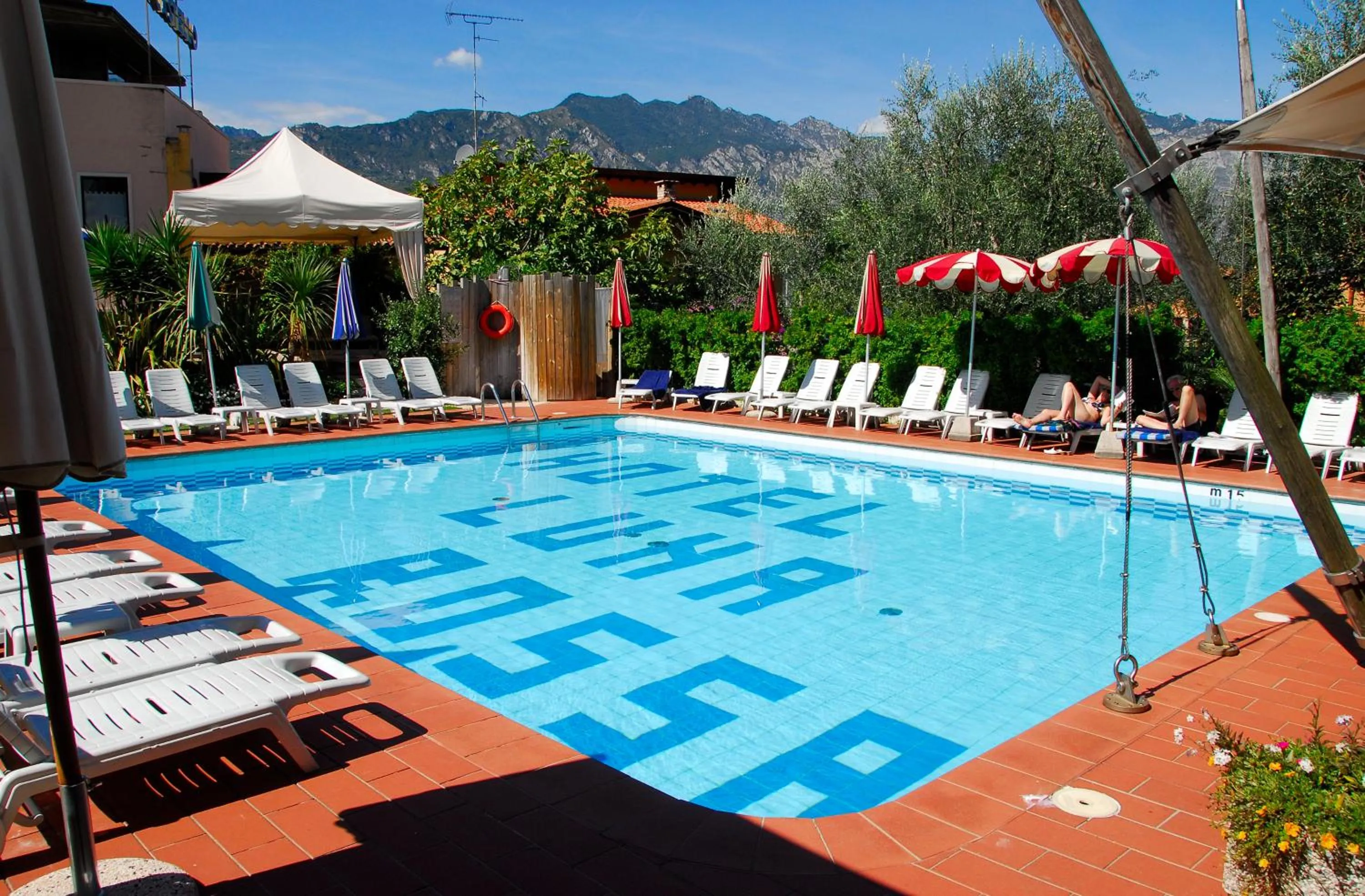 Swimming pool in Hotel Luna Rossa
