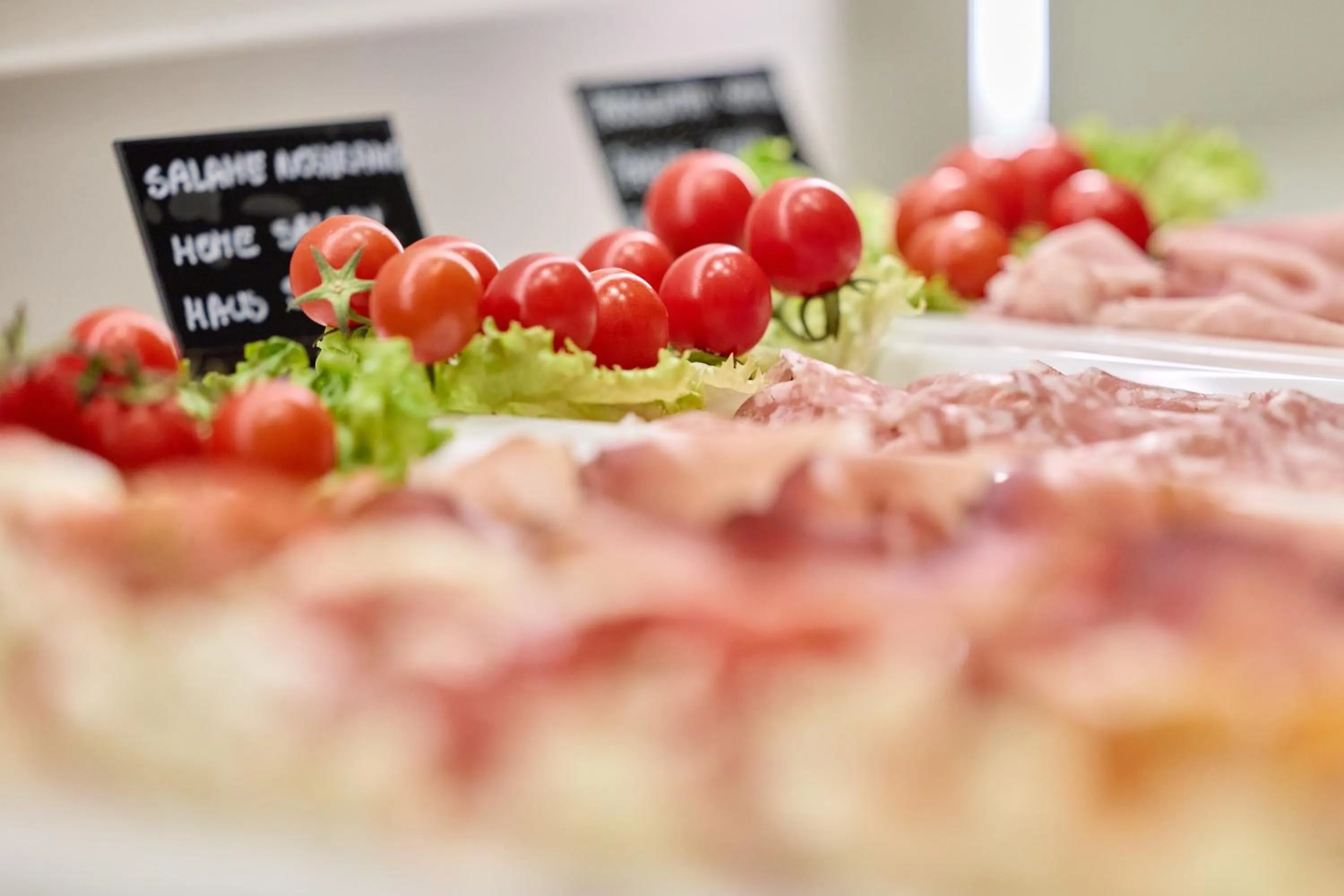 Buffet breakfast in Hotel Luna Rossa