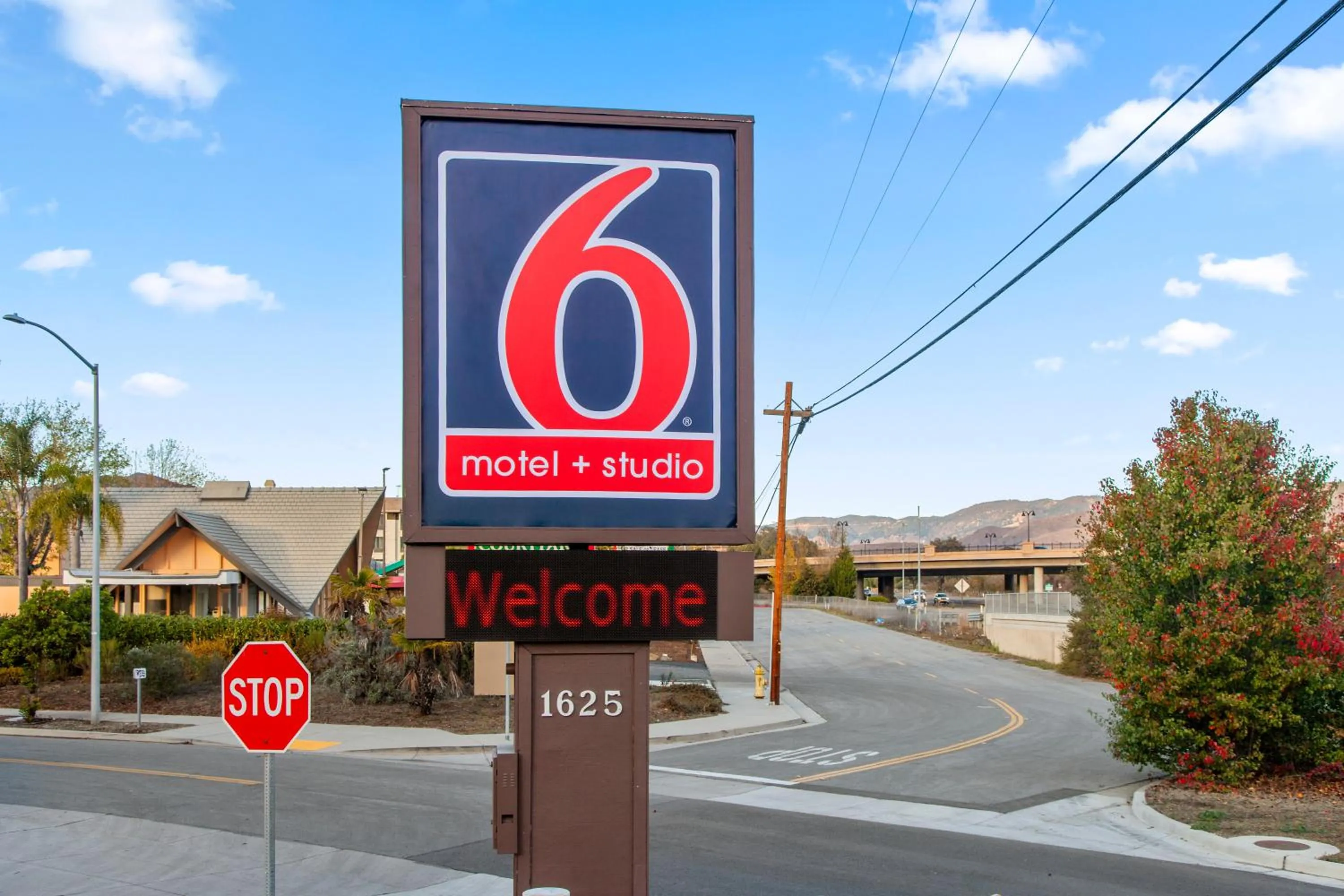 Property logo or sign in Studio 6 San Luis Obispo, CA South