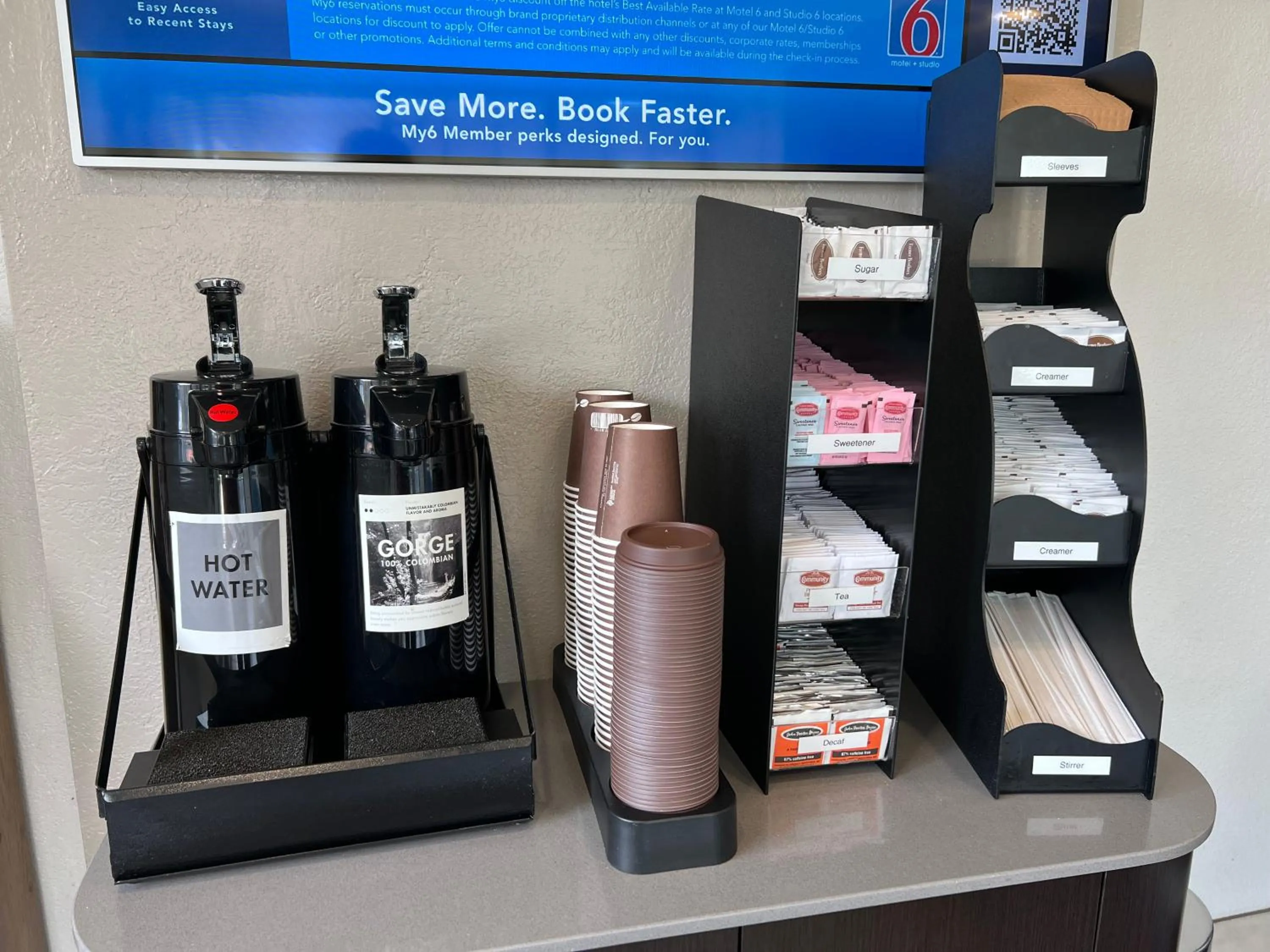 Breakfast in Studio 6 San Luis Obispo, CA South