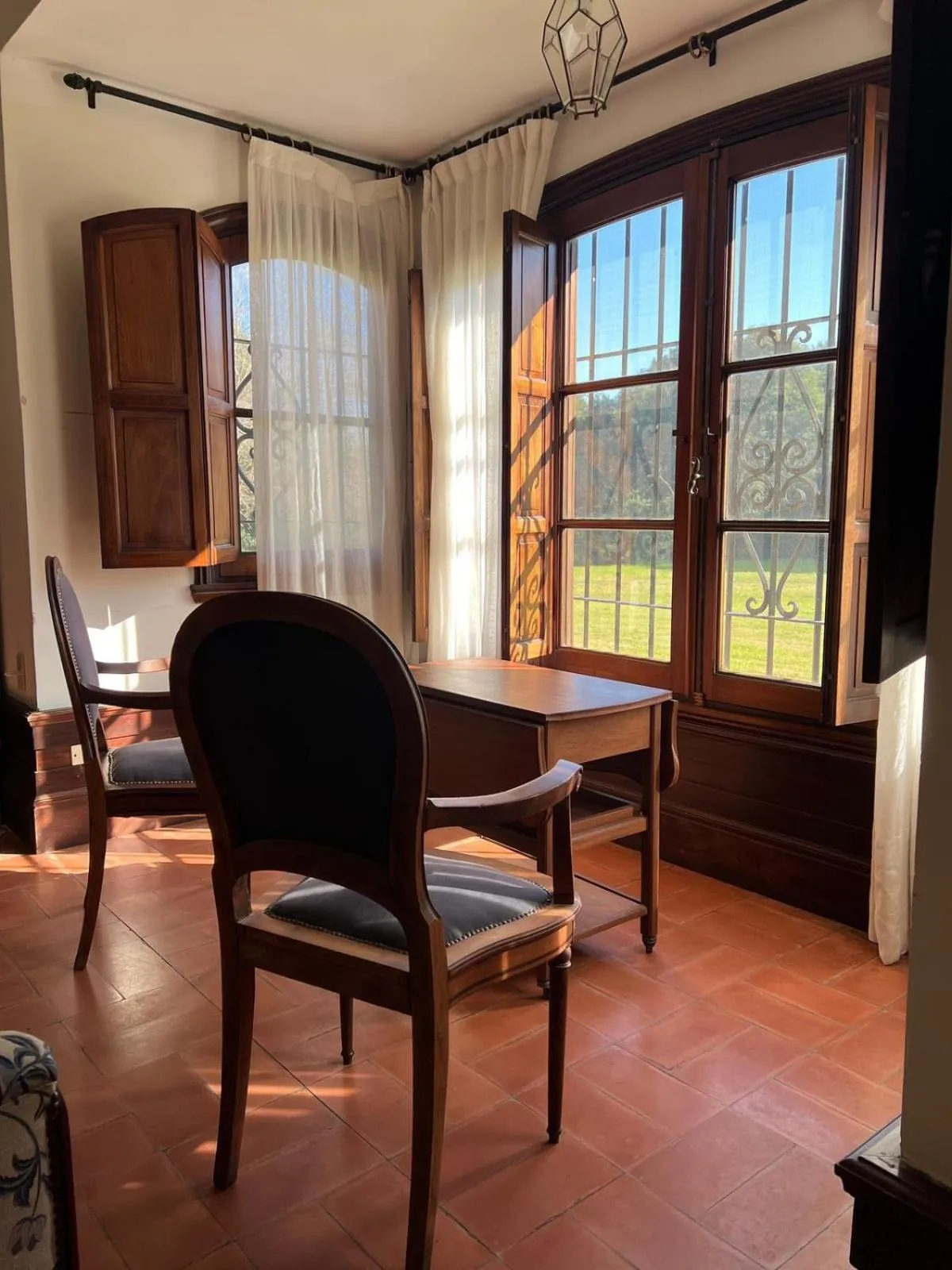 Garden view in La Baguala