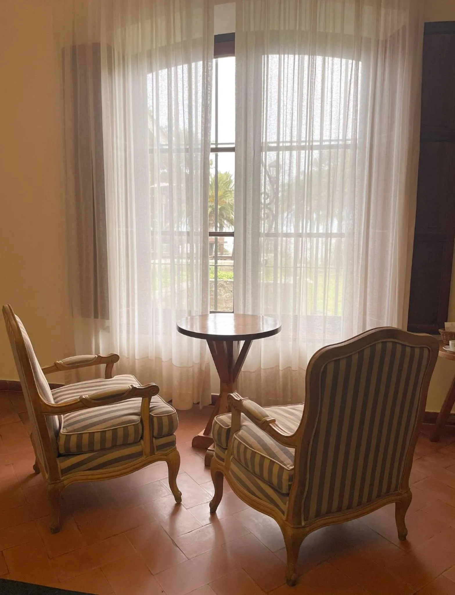 Seating area in La Baguala