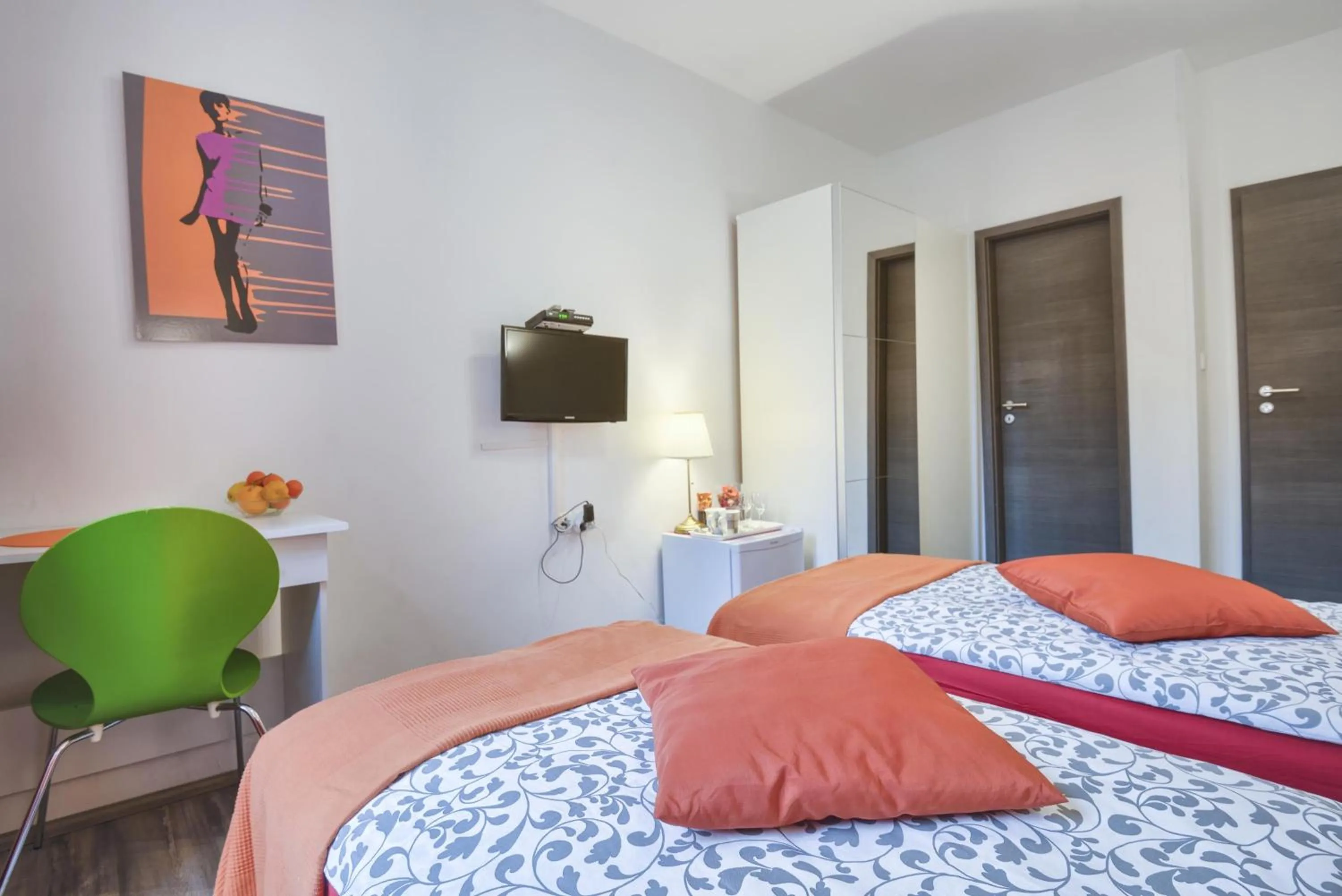 Bedroom, Bed in Top Center Rooms & Studio