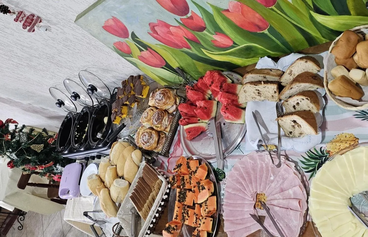 Food and drinks in Pousada D' Paula