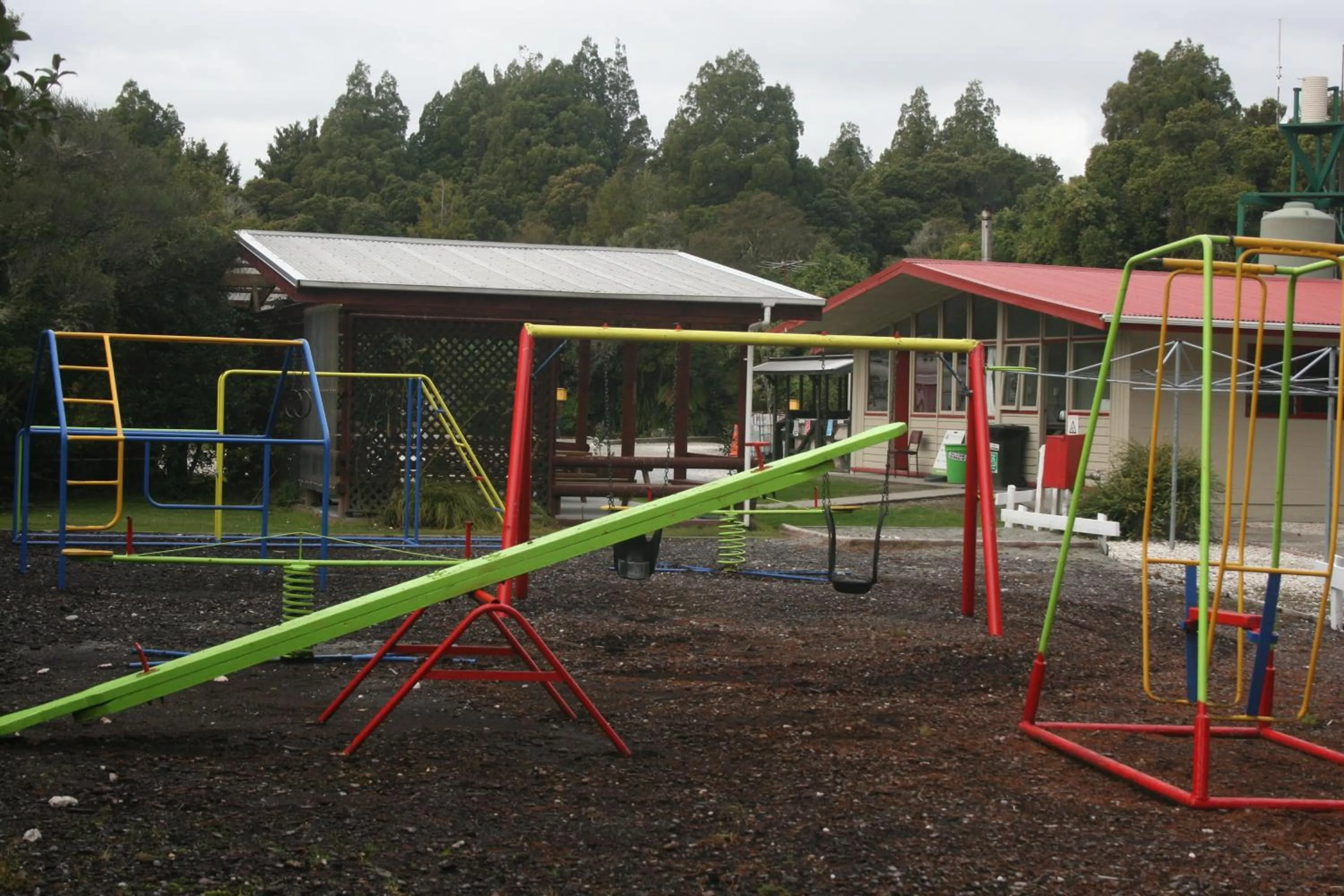 Children play ground in Westport Kiwi Holiday Park & Motels