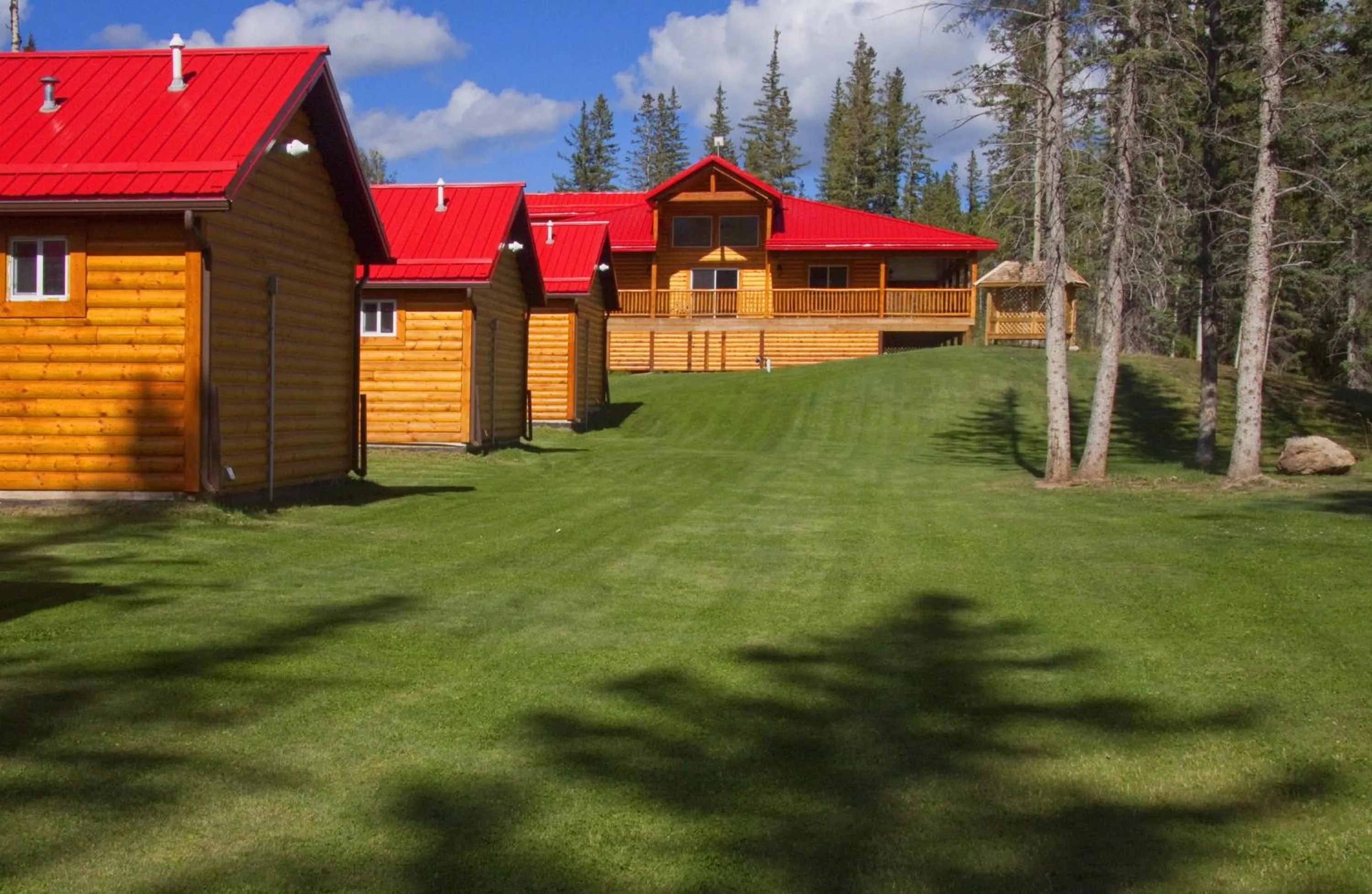 Facade/entrance in Jasper East Cabins