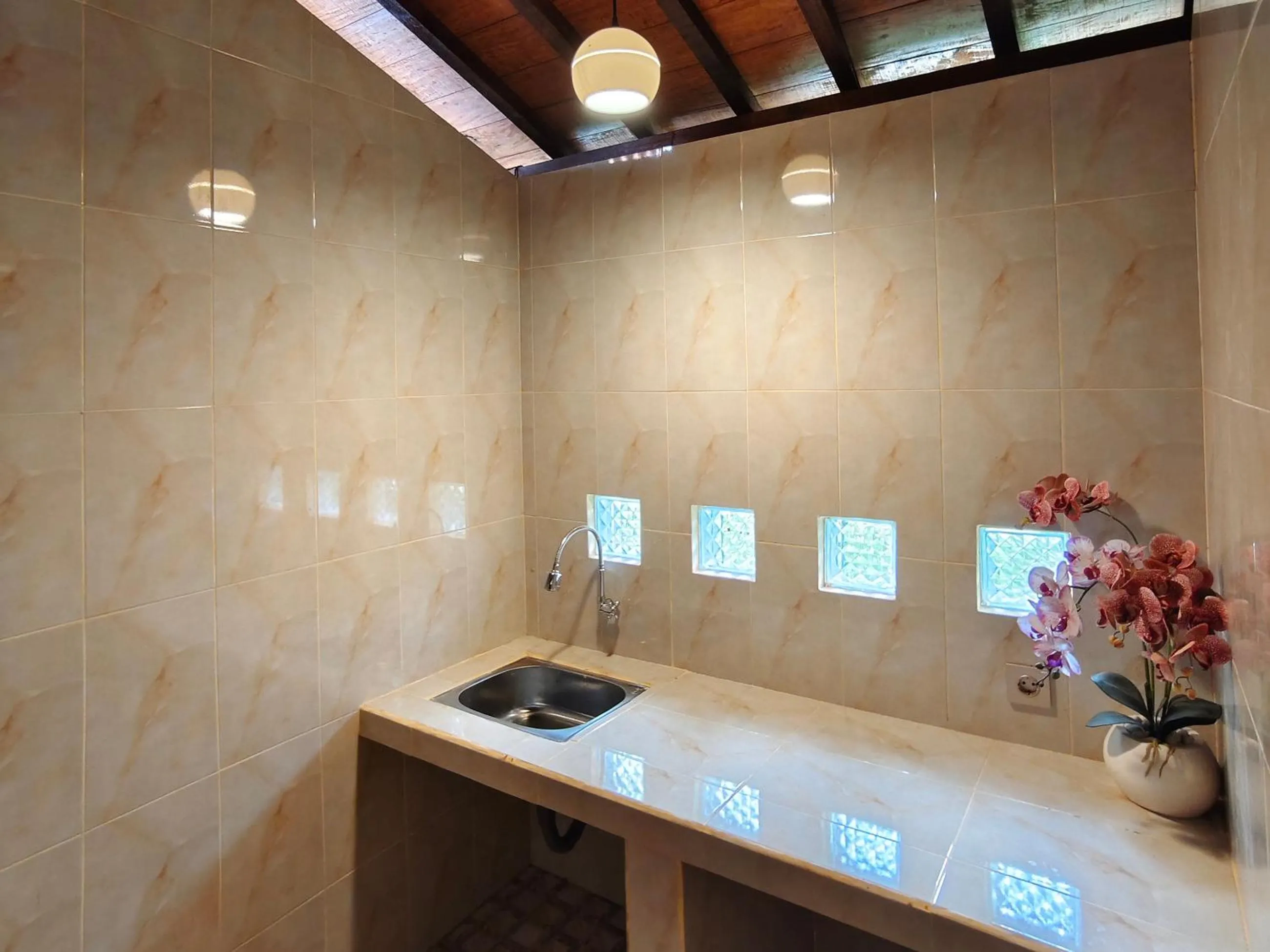 kitchen in Uma Ulun Dugul Ubud by Dhananjaya Hospitality