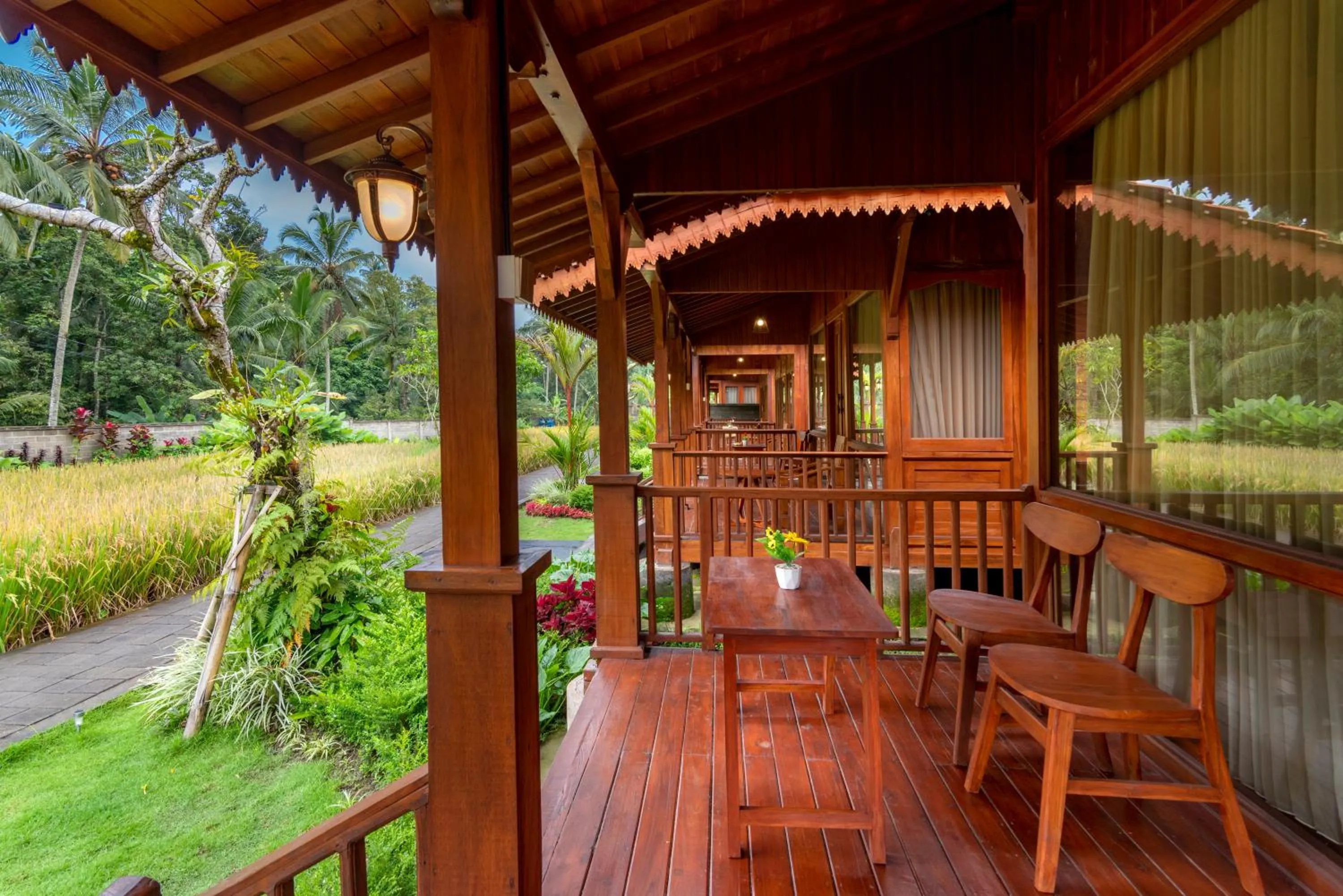 Balcony/Terrace in Uma Ulun Dugul Ubud by Dhananjaya Hospitality