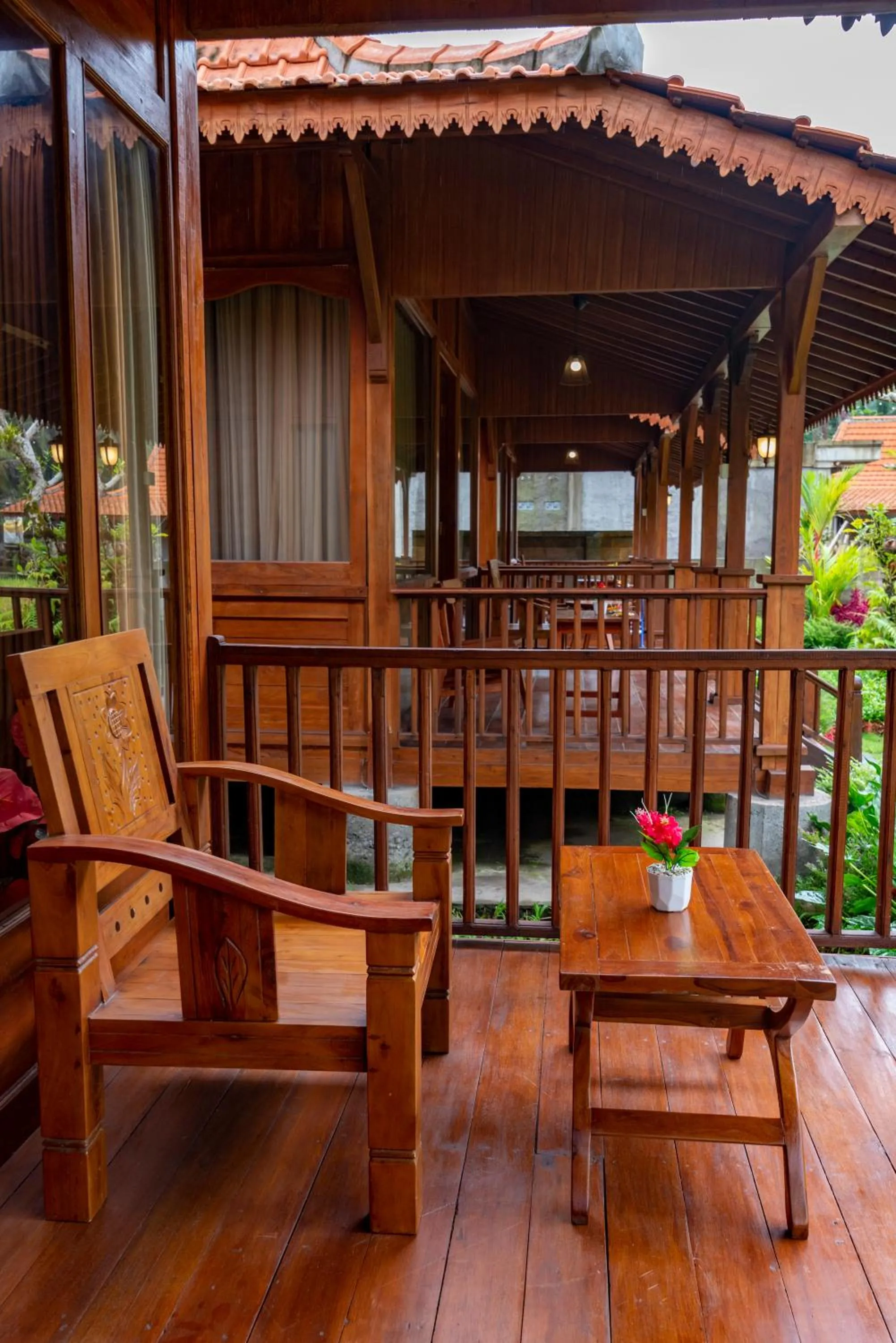 Balcony/Terrace in Uma Ulun Dugul Ubud by Dhananjaya Hospitality