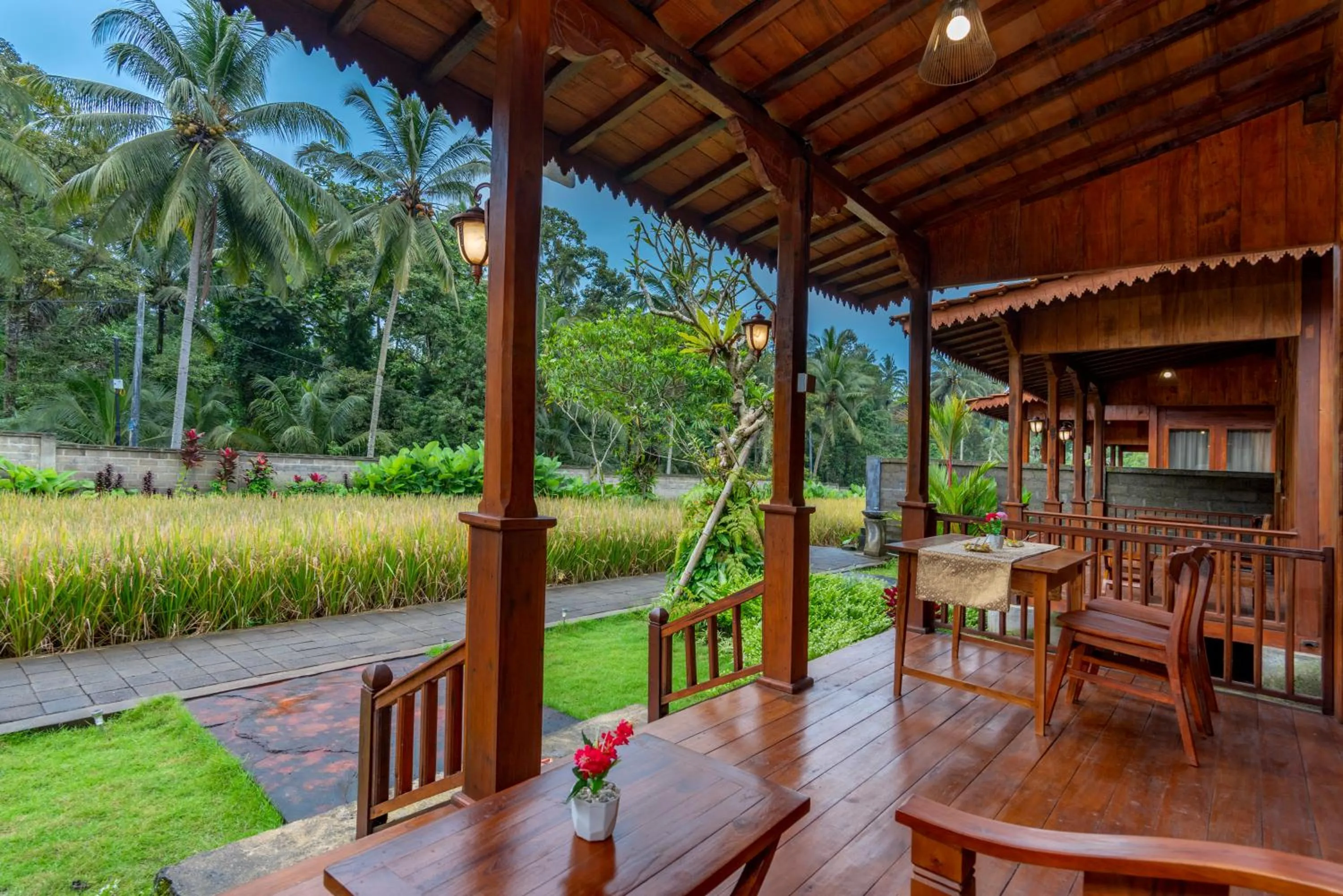 Balcony/Terrace in Uma Ulun Dugul Ubud by Dhananjaya Hospitality