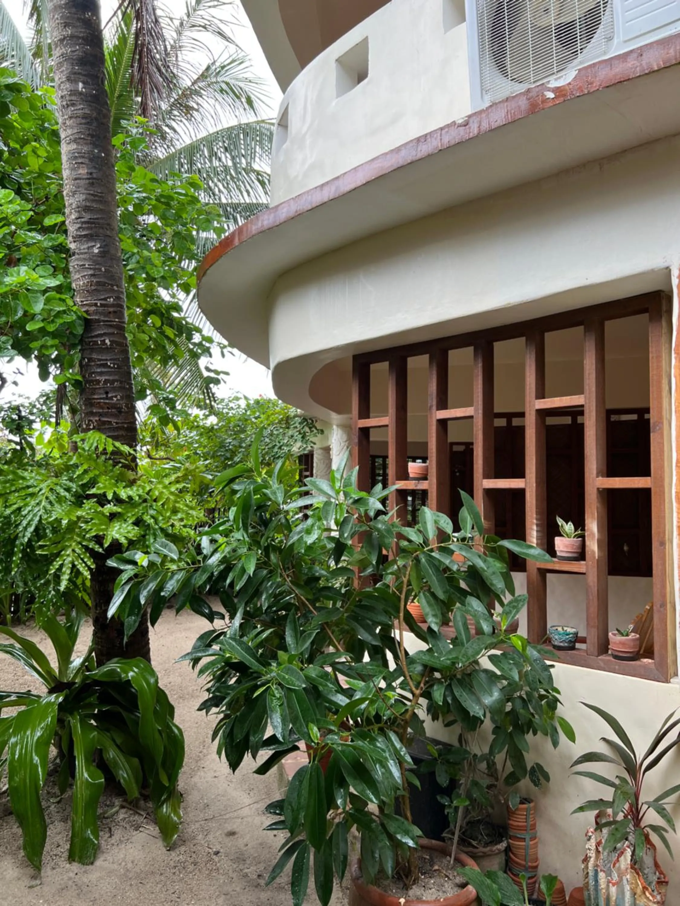 Garden view in Wind Rider's Inn