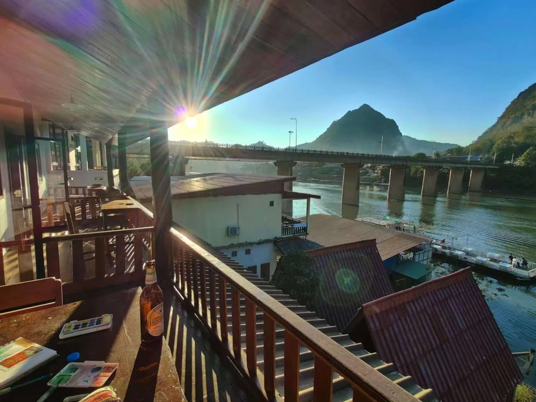 Nearby landmark in Pont Inn Nong Khiaw