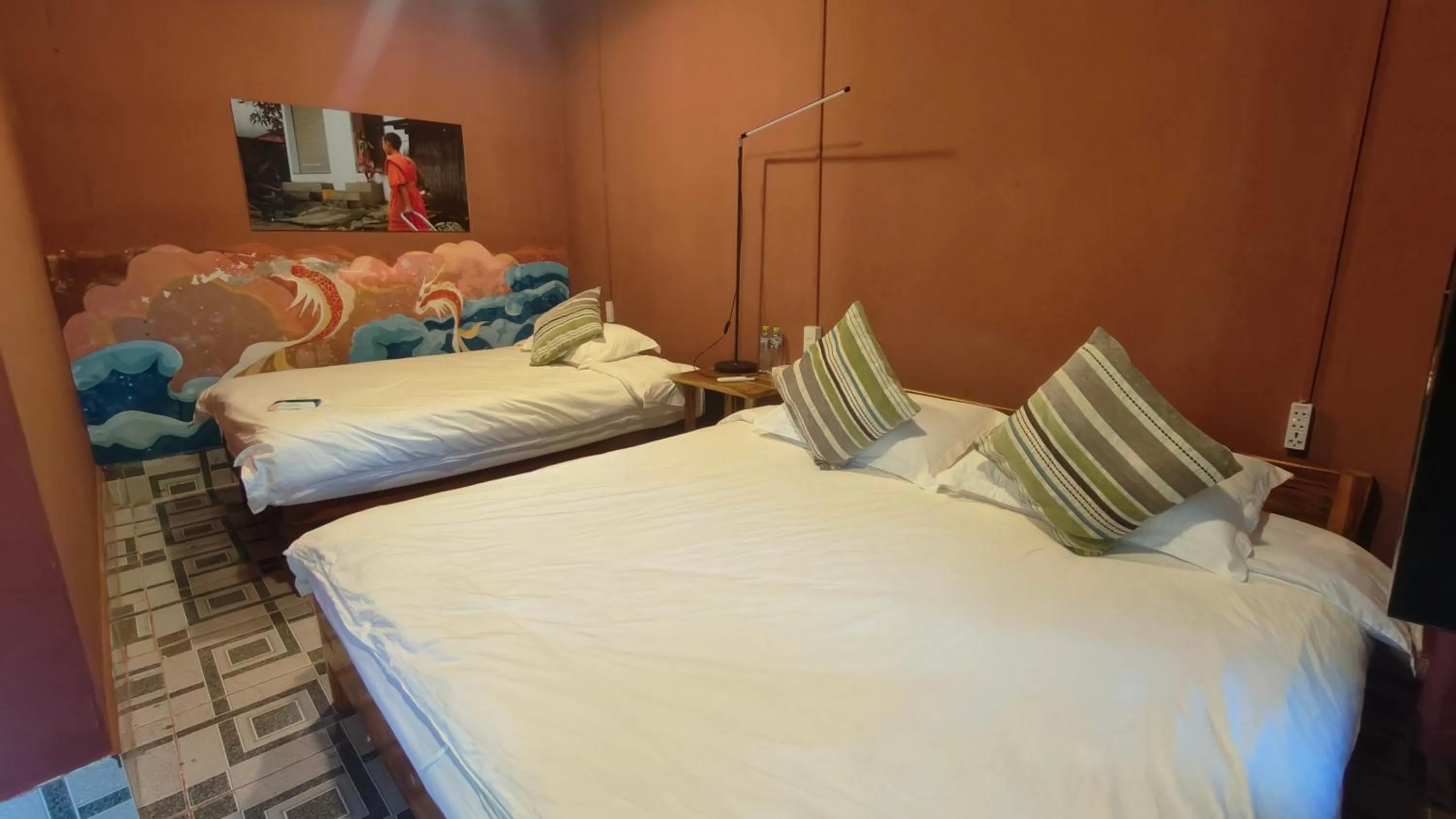Bed in Pont Inn Nong Khiaw