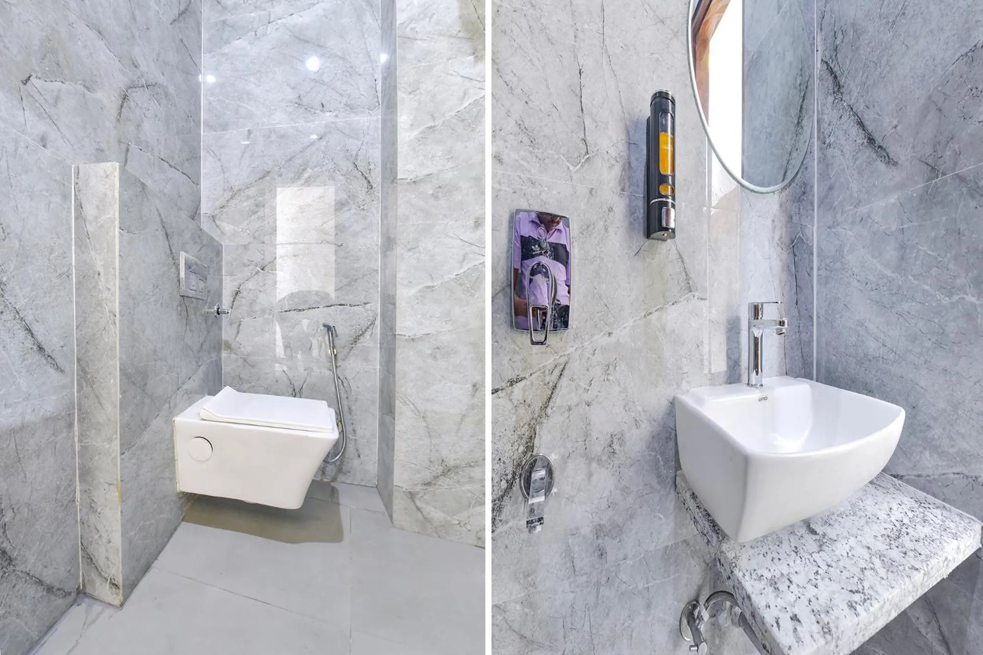 Bathroom in FabHotel Hari Residency