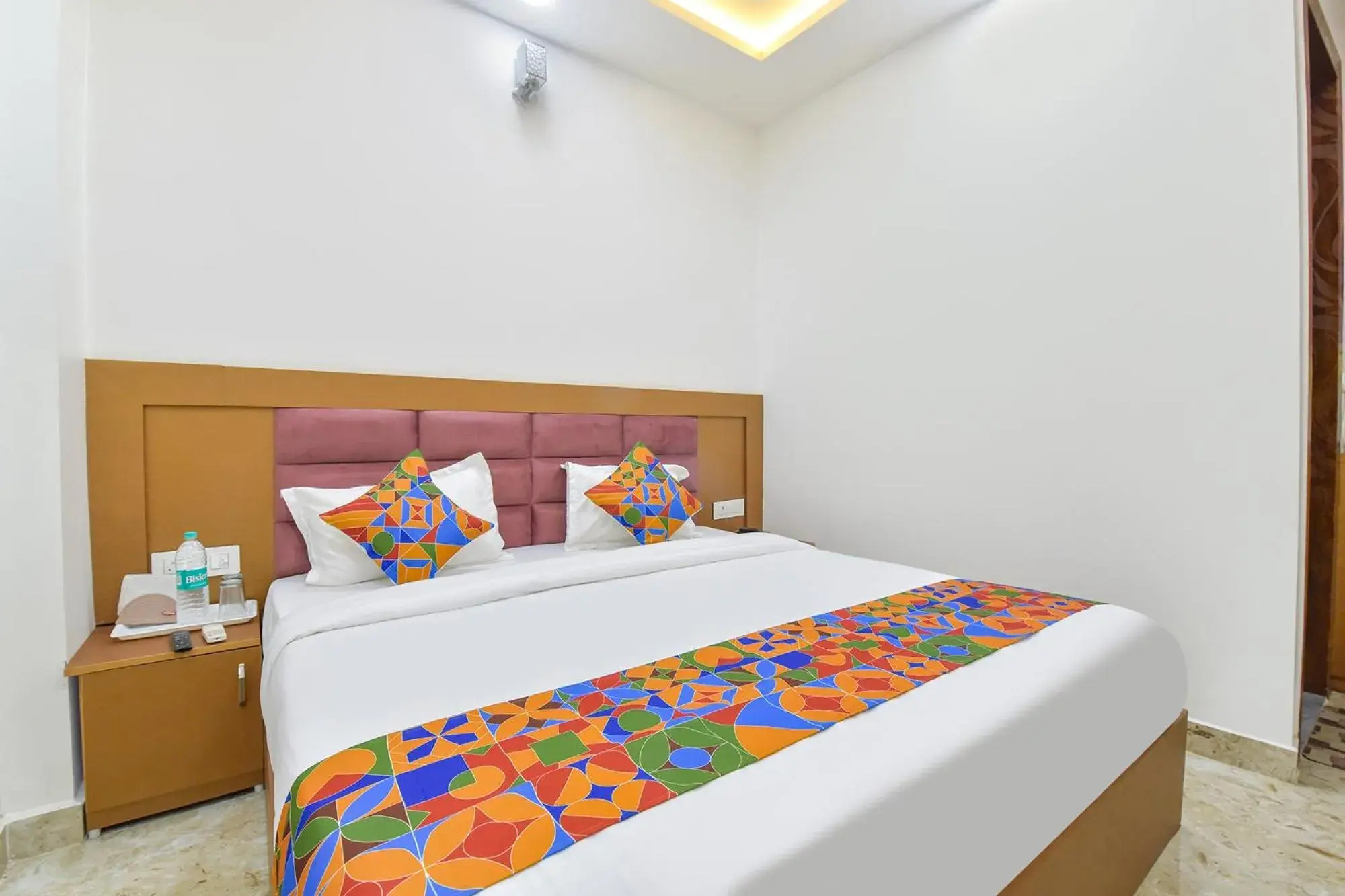 Bed in FabHotel Hari Residency Bed in FabHotel Hari Residency