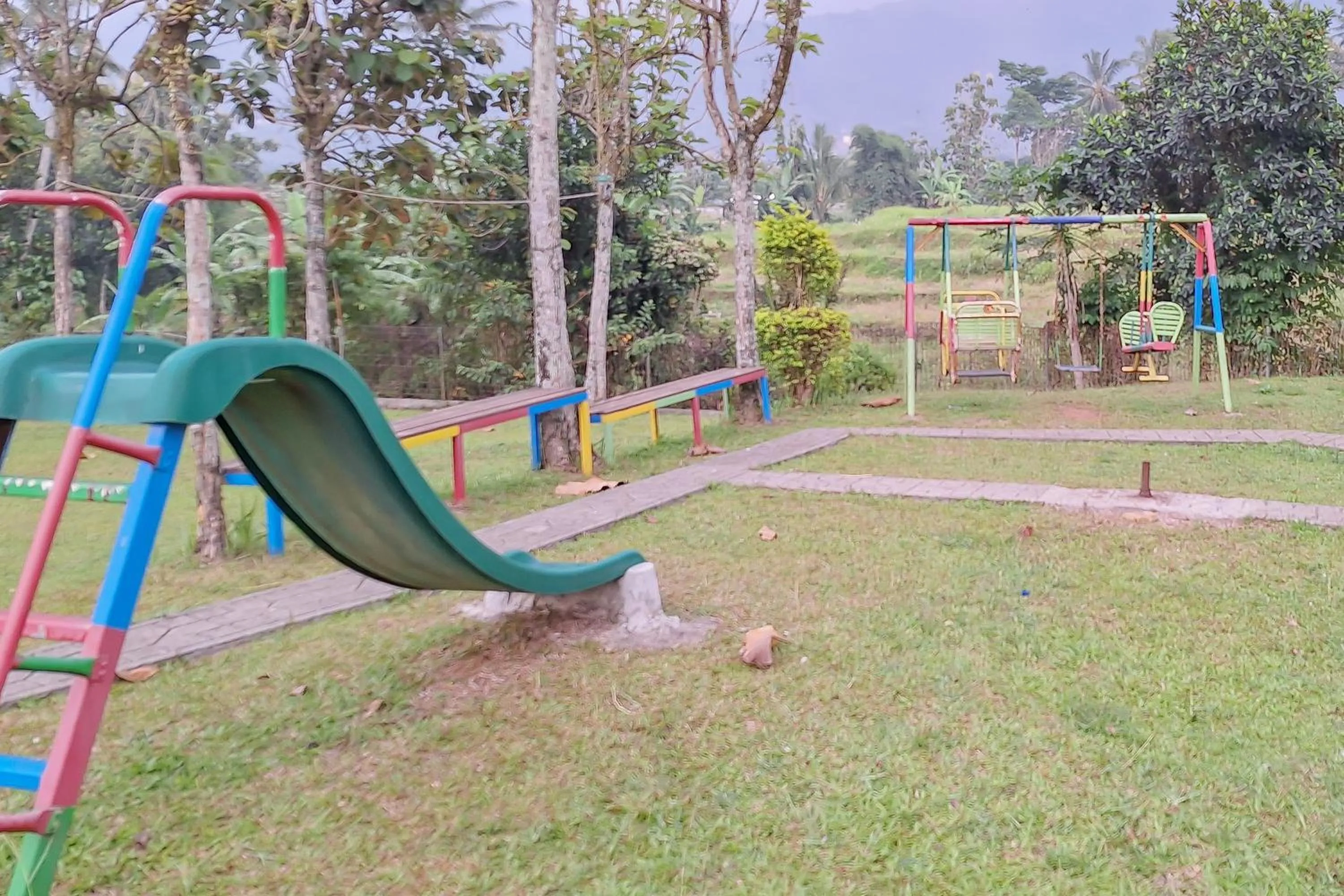 Children play ground in Urbanview Hotel Tridaya Cisarua Puncak