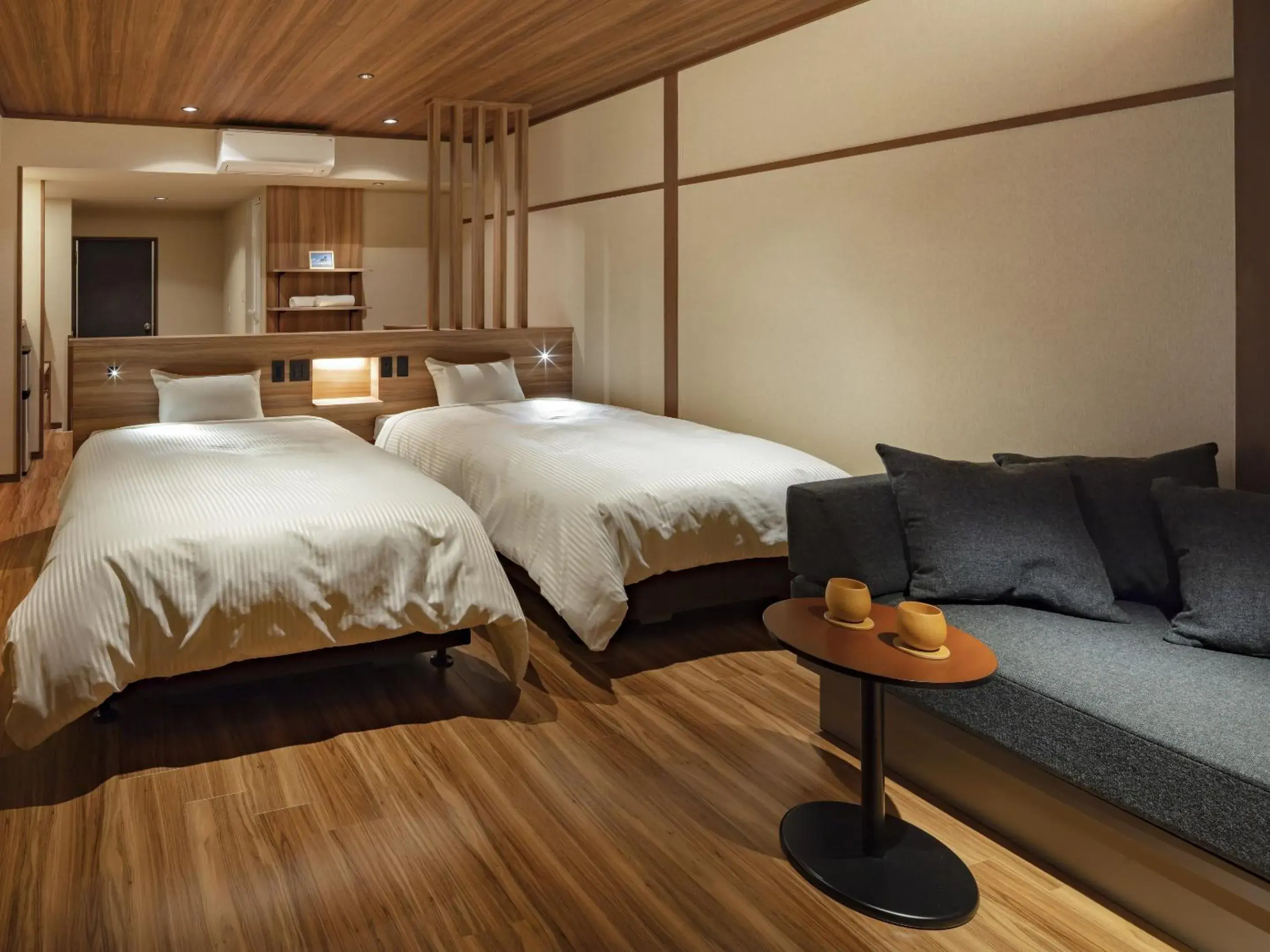 Photo of the whole room, Bed in Azumakan Photo of the whole room, Bed in Azumakan