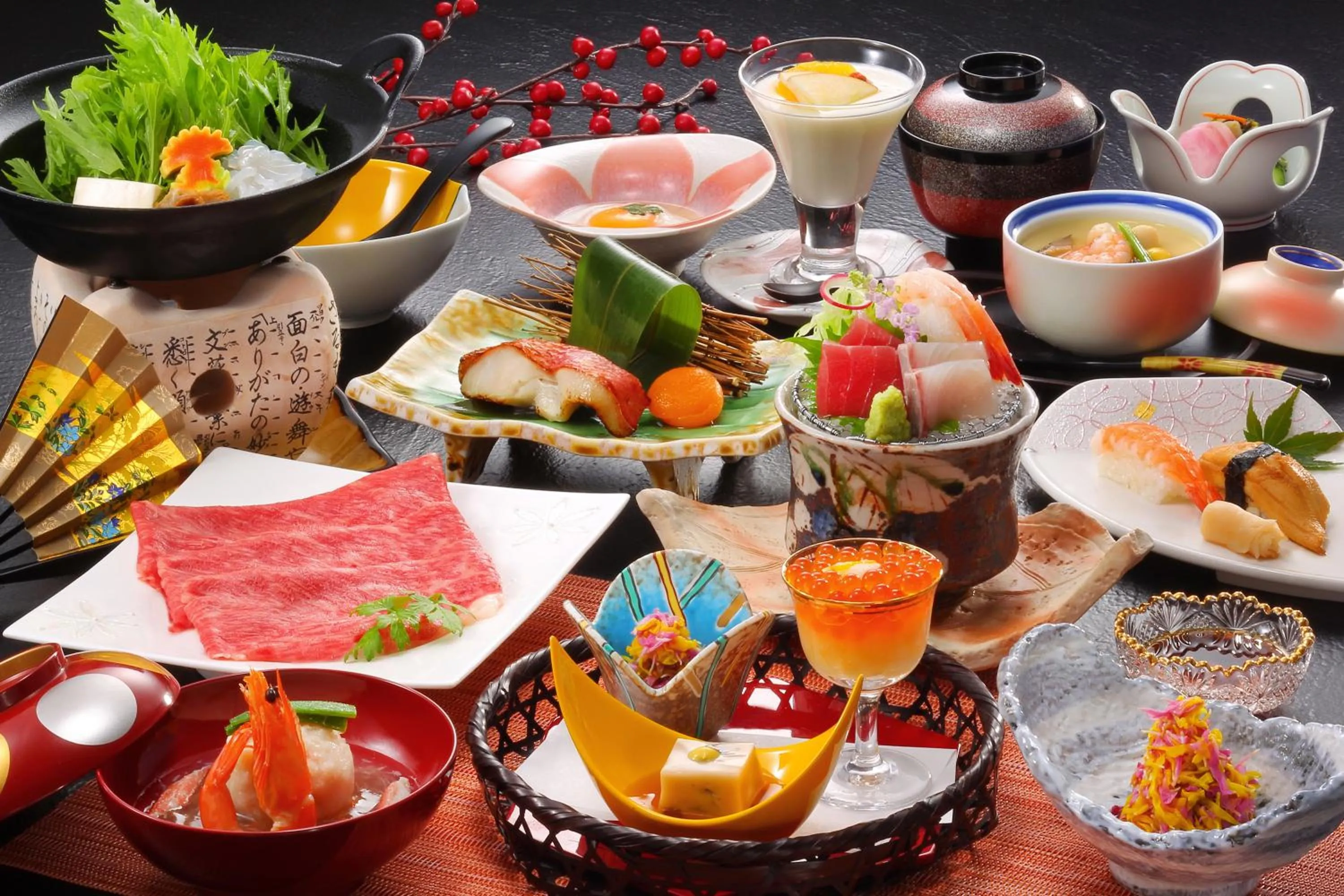 Dinner in Yuuyu No Sato Yusa