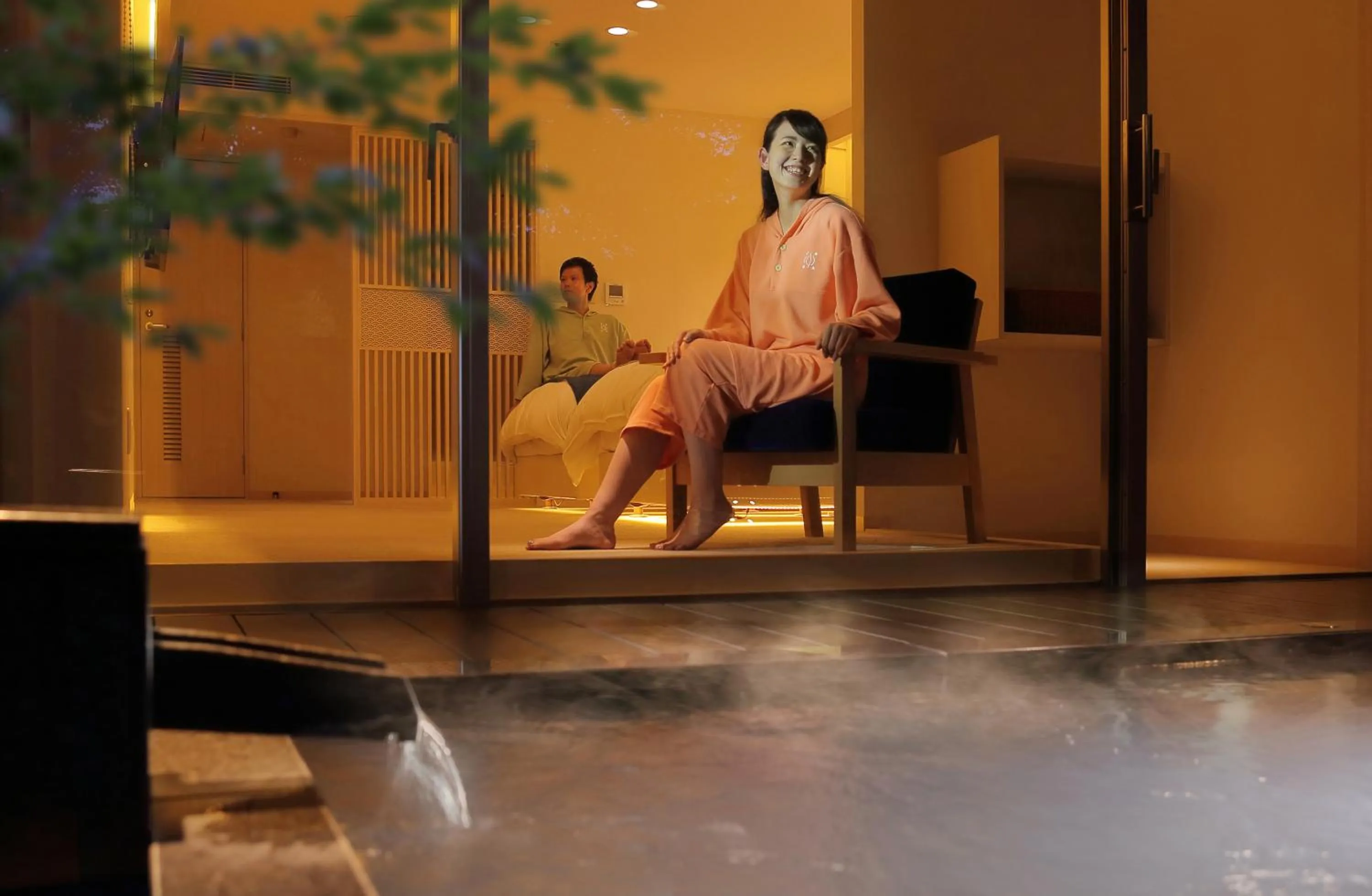 Open Air Bath in Yuuyu No Sato Yusa