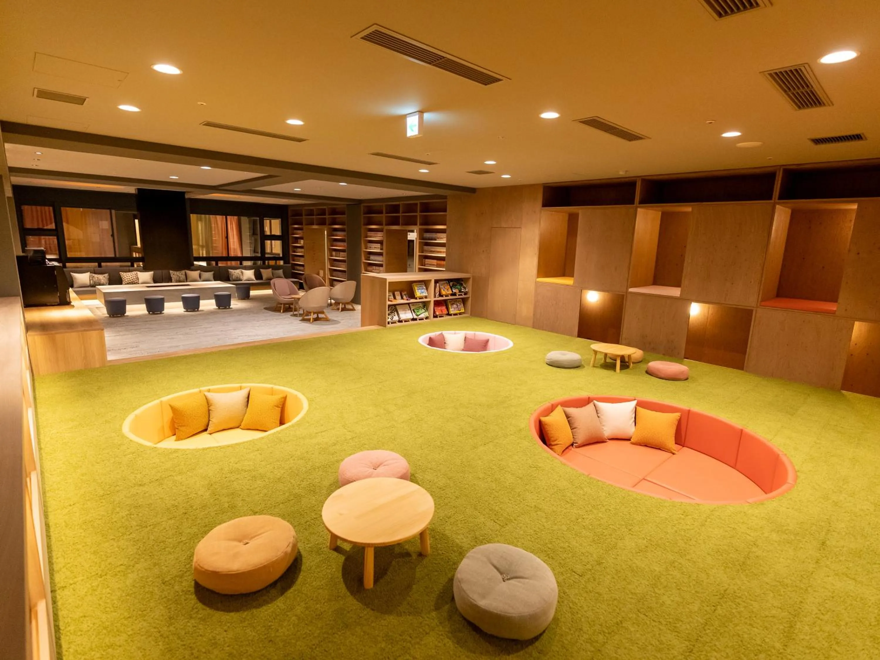 Seating area in Yuuyu No Sato Yusa