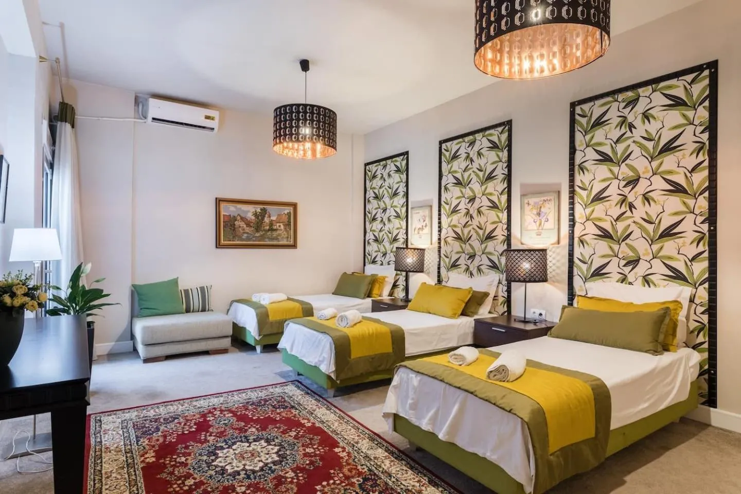 Bed in Villa Elena