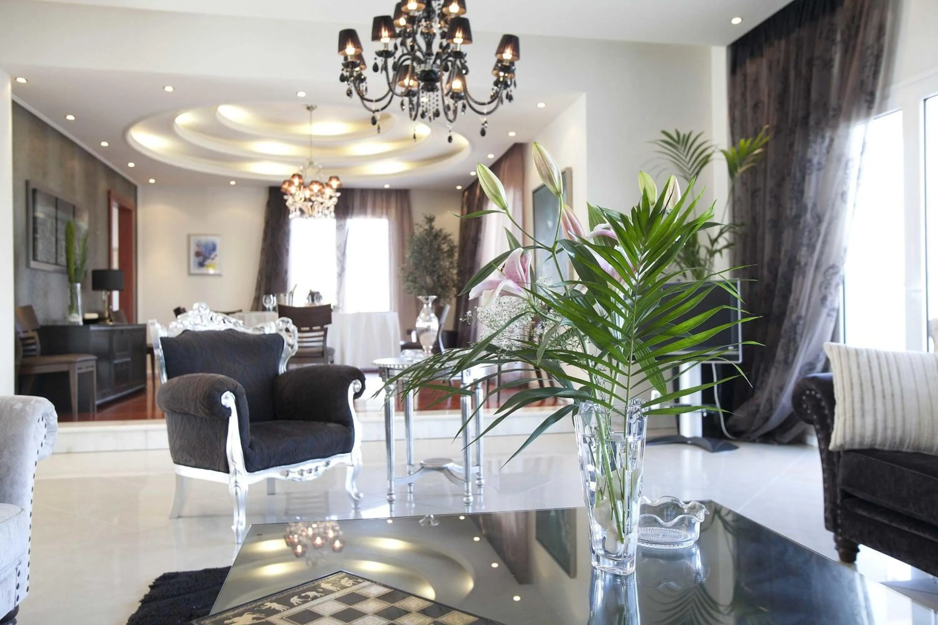 Living room in Villa Elena
