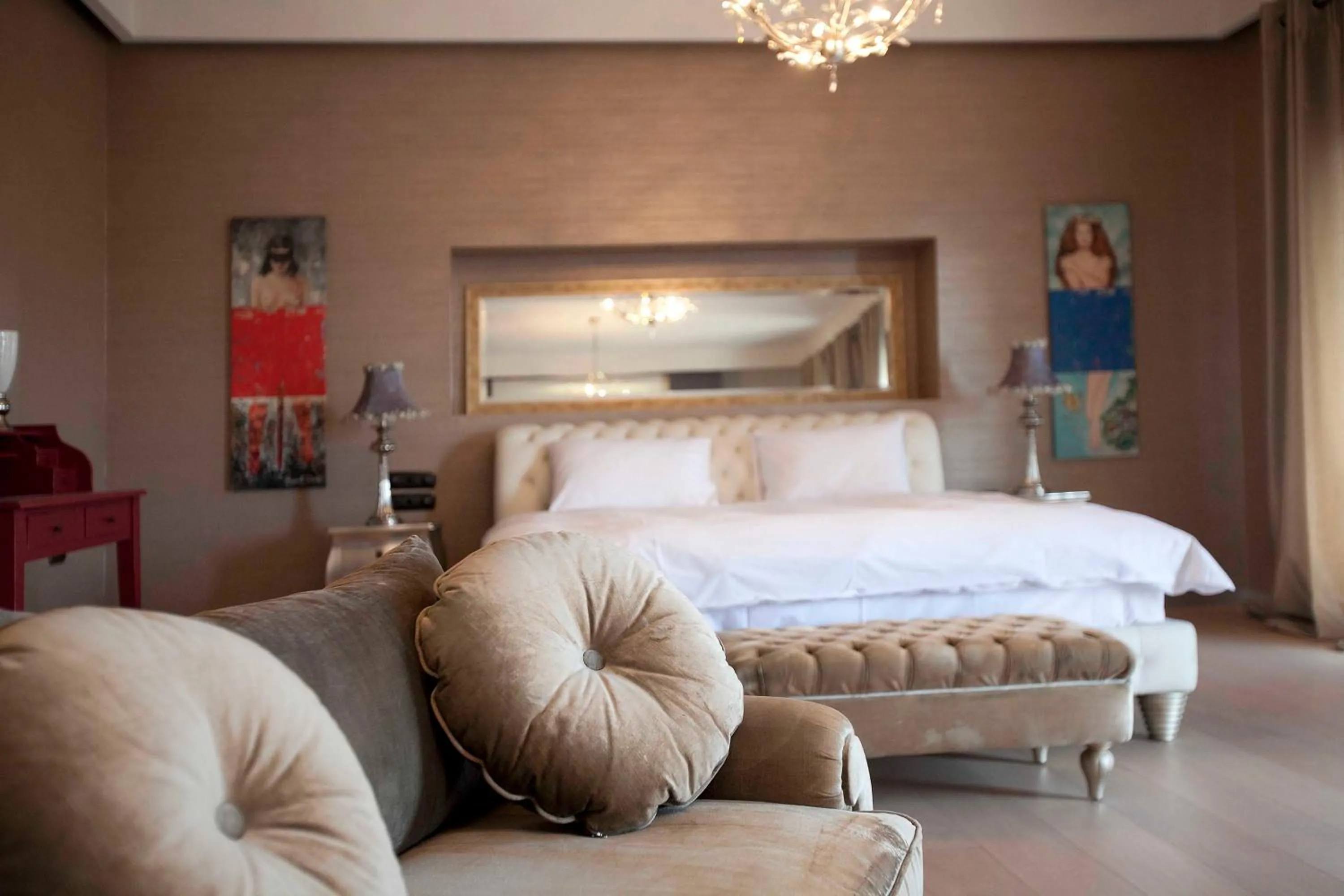 Bedroom, Bed in Villa Elena