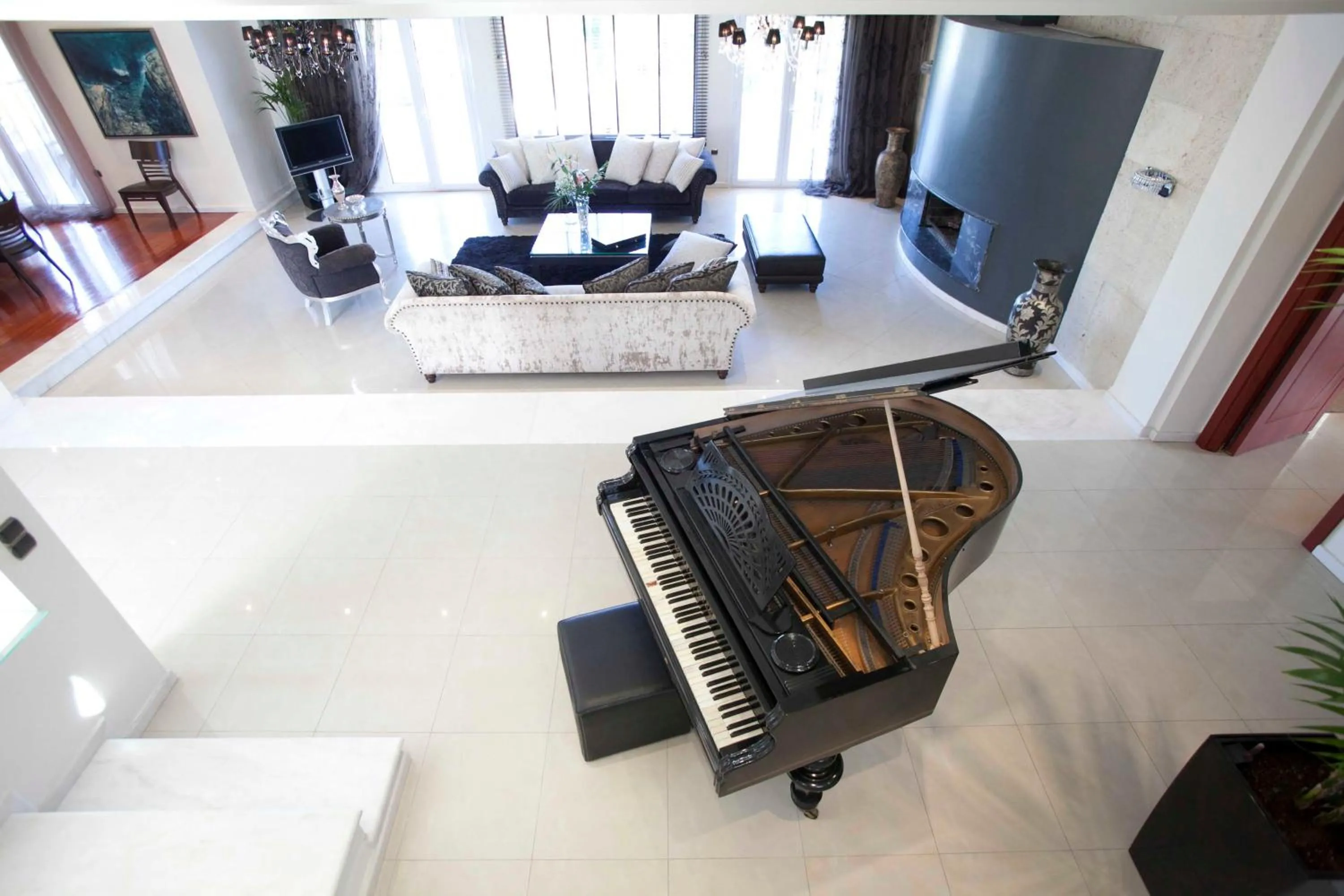 Living room in Villa Elena