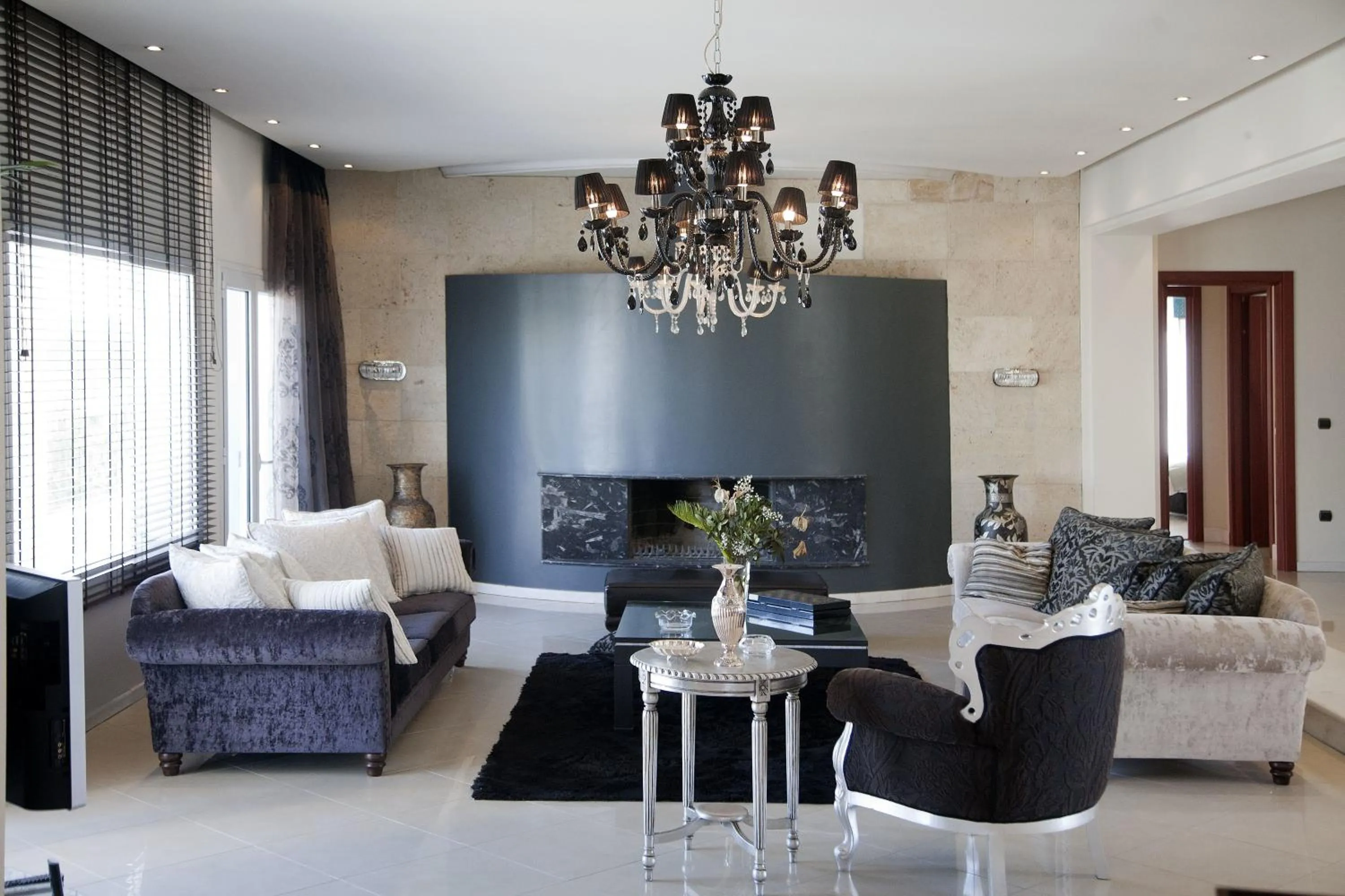 Living room in Villa Elena