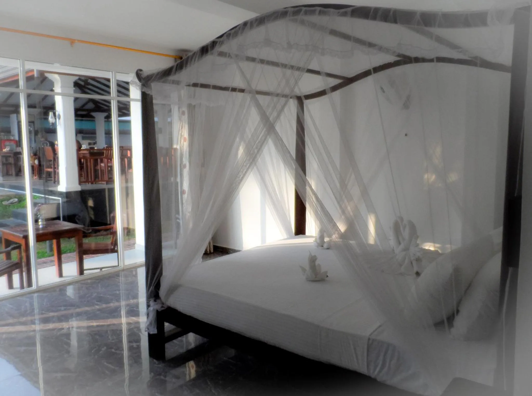 Photo of the whole room, Bed in Pearl Island Beach Hotel