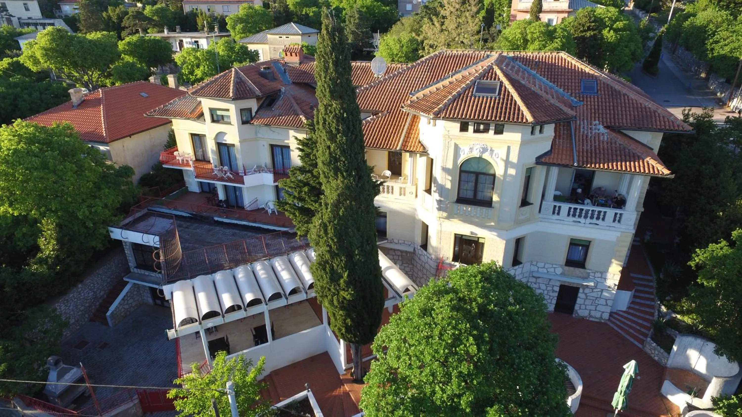 Bird's eye view in Pansion Ruža