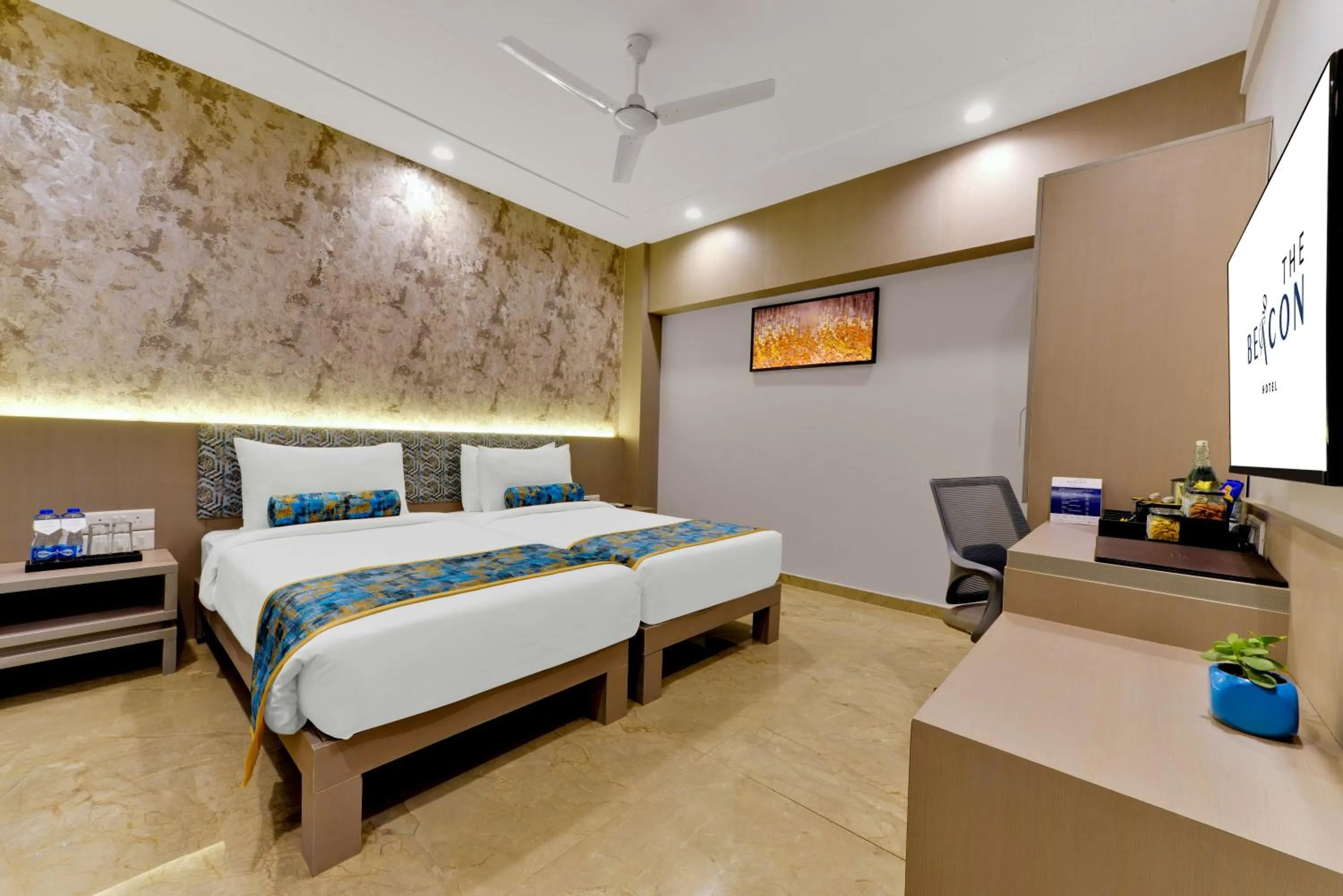 View (from property/room), Bed in Iris Beacon Hotel