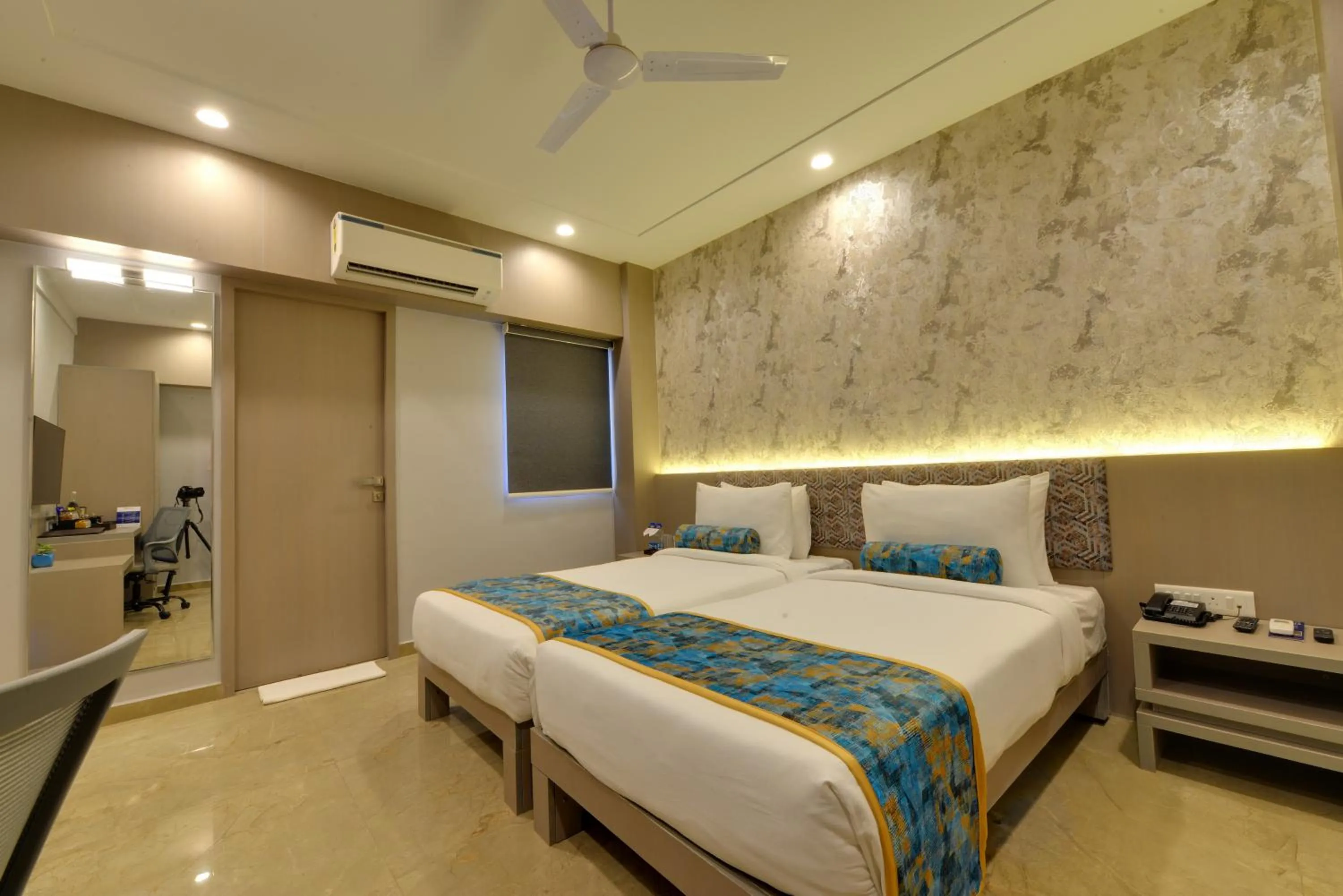 Bed in Iris Beacon Hotel