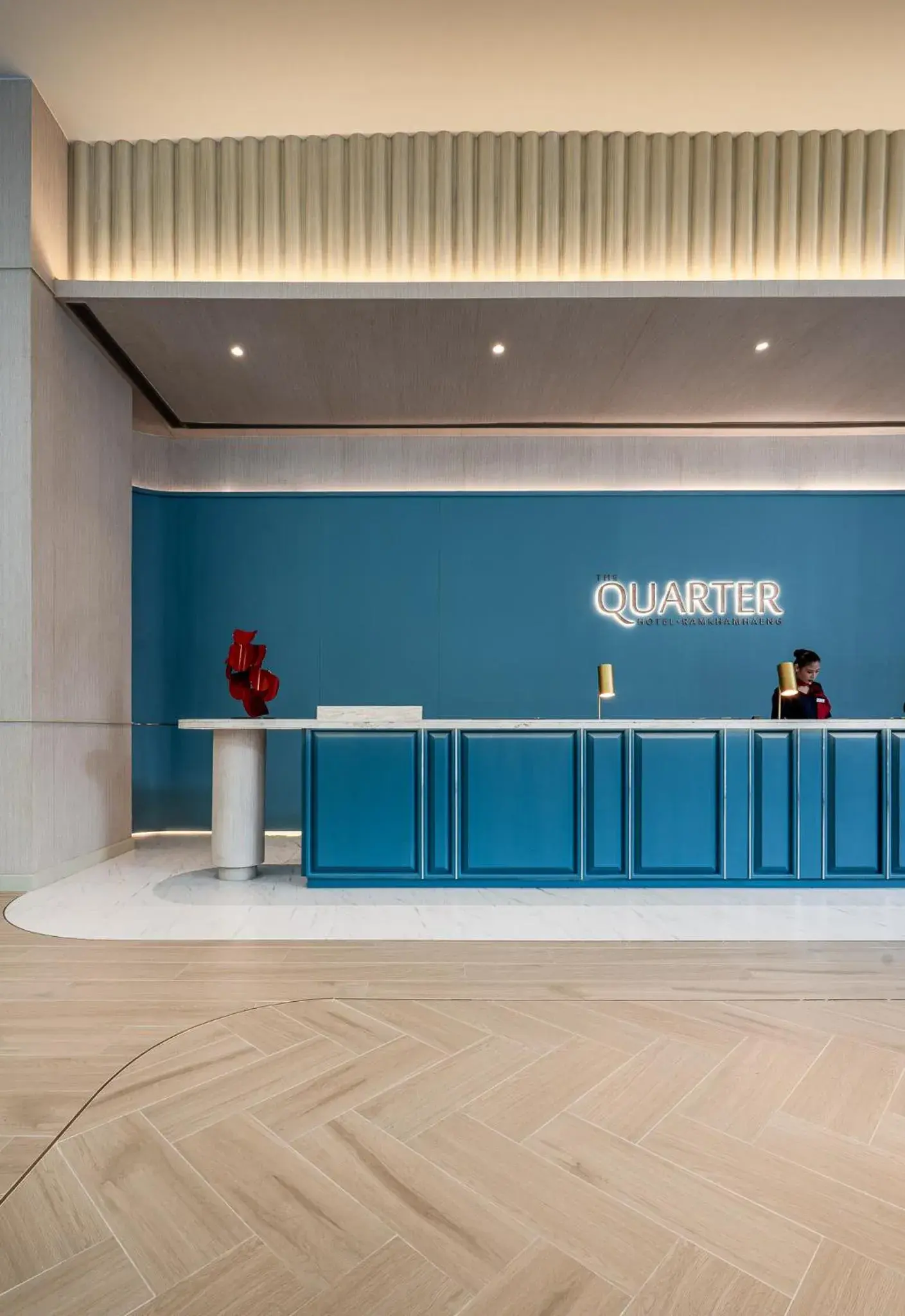 Lobby or reception in The Quarter Ramkhamhaeng by UHG Lobby or reception in The Quarter Ramkhamhaeng by UHG
