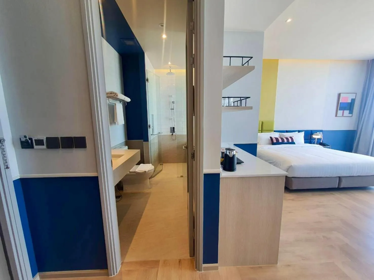 Bathroom, Bed in The Quarter Ramkhamhaeng by UHG