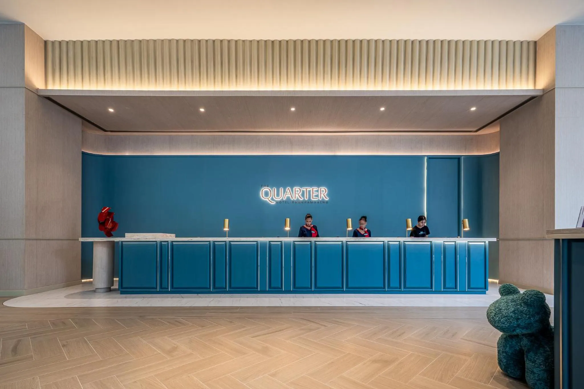 Lobby or reception in The Quarter Ramkhamhaeng by UHG