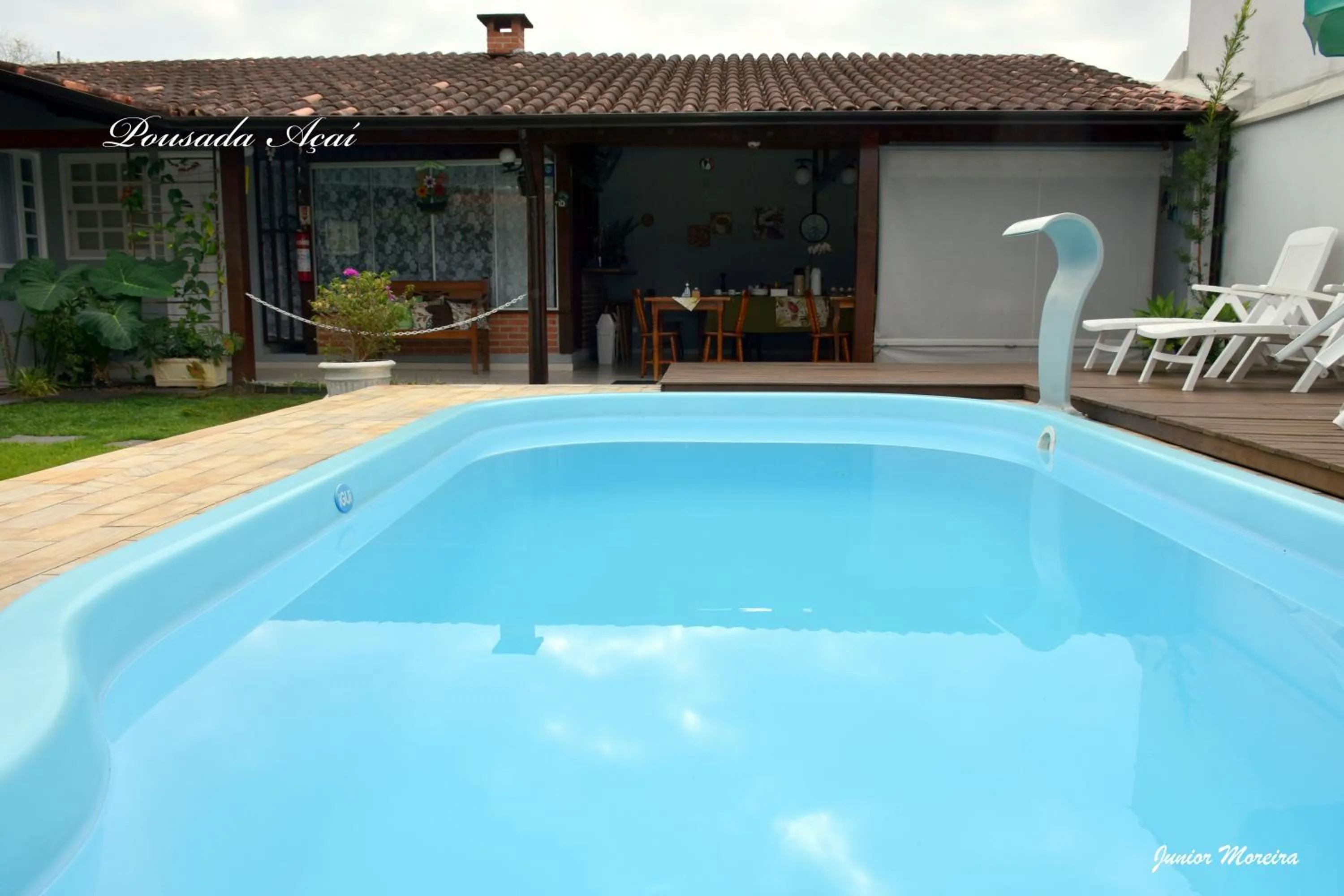 Swimming pool in Pousada Açai
