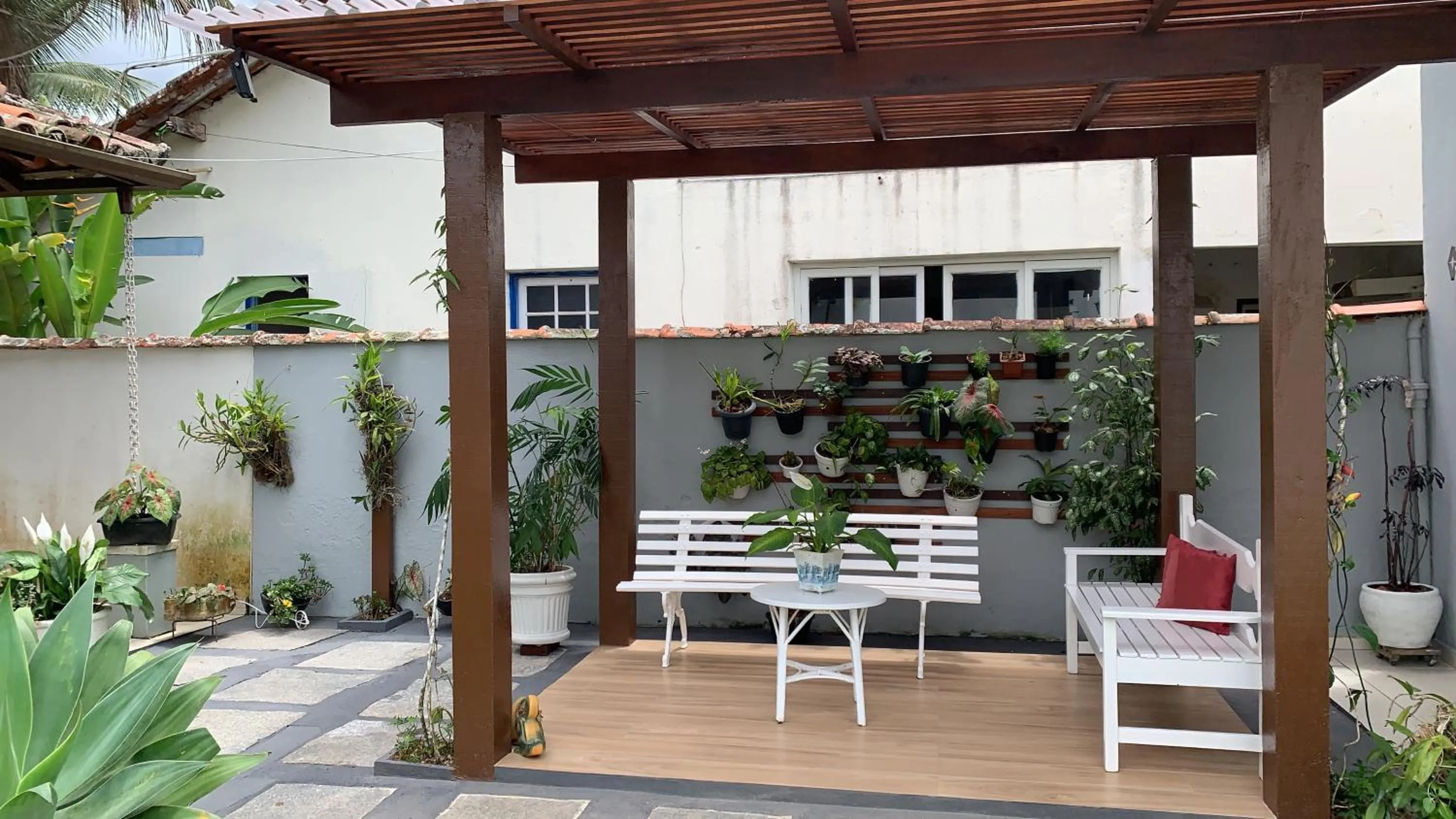 Patio in Pousada Açai