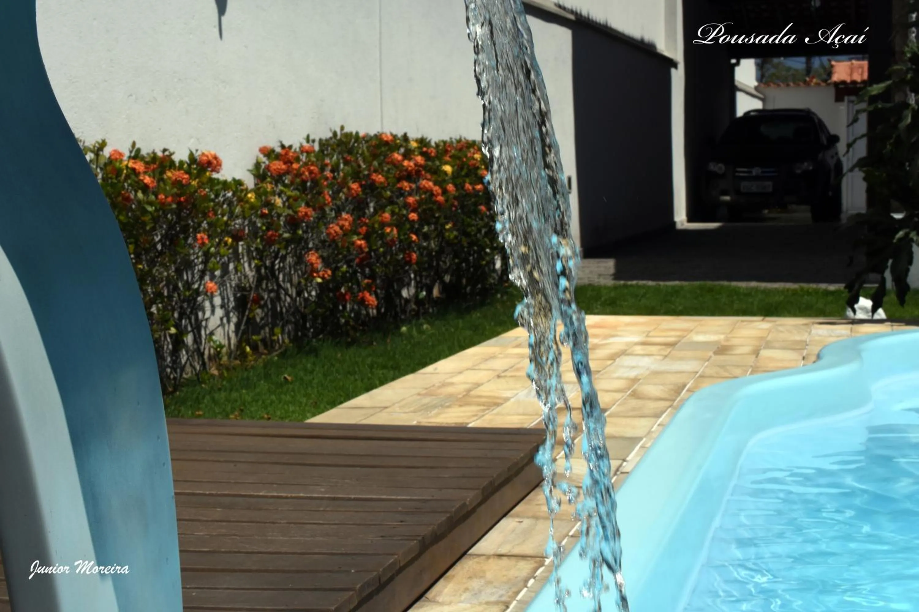Swimming pool in Pousada Açai