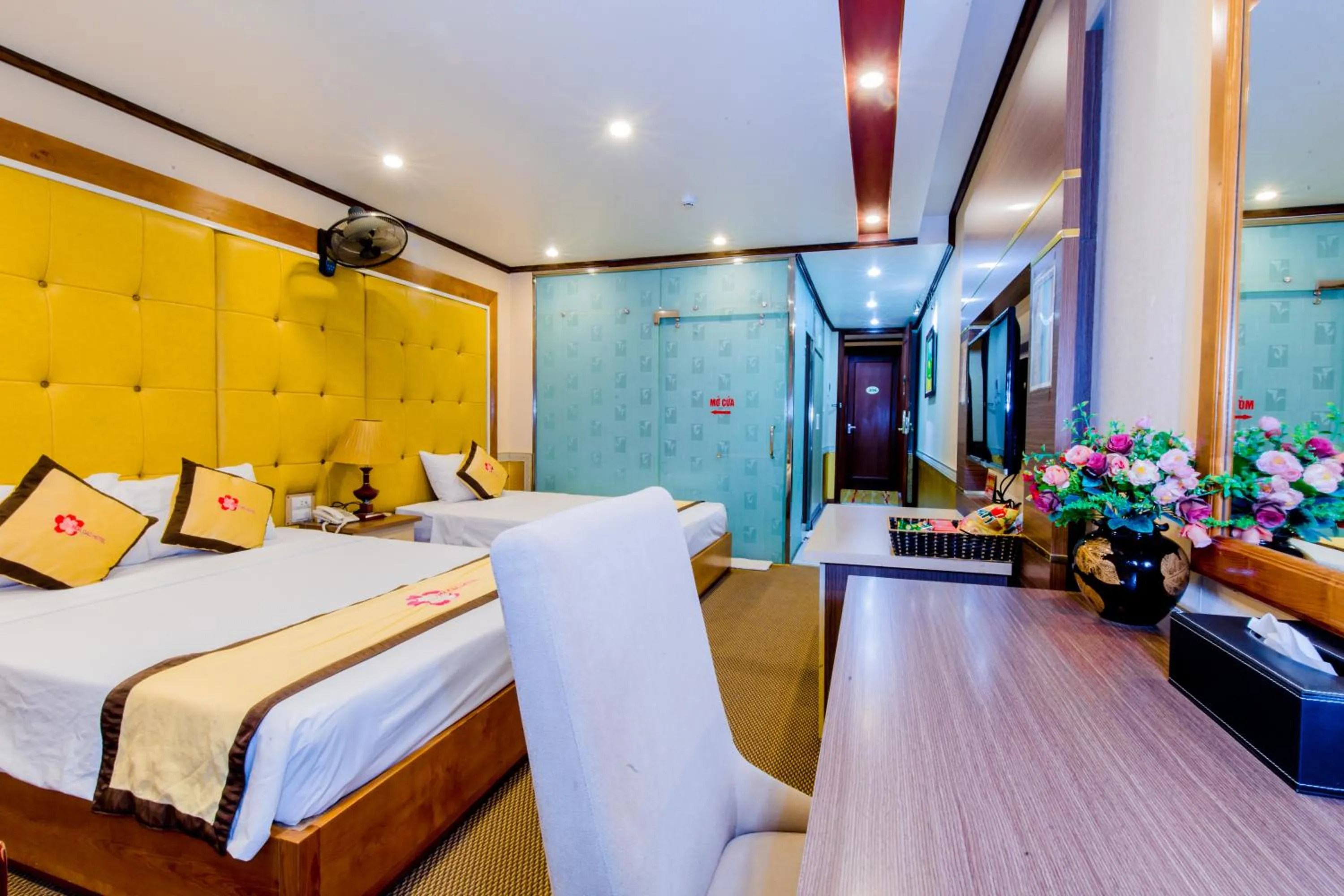 Bed in Hoa Dao Hotel